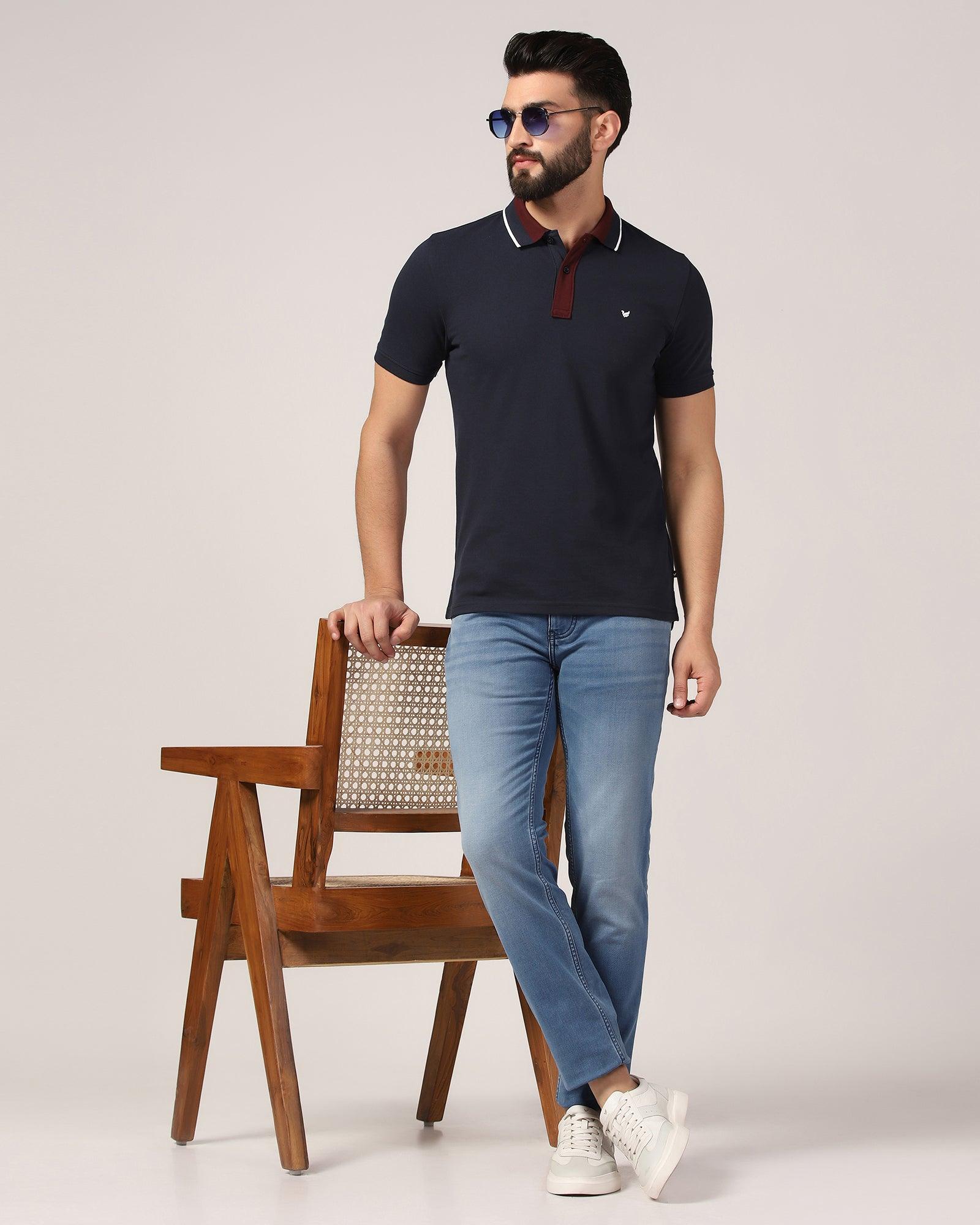 Polo Navy Solid T-Shirt - Tipper - Blackberrys