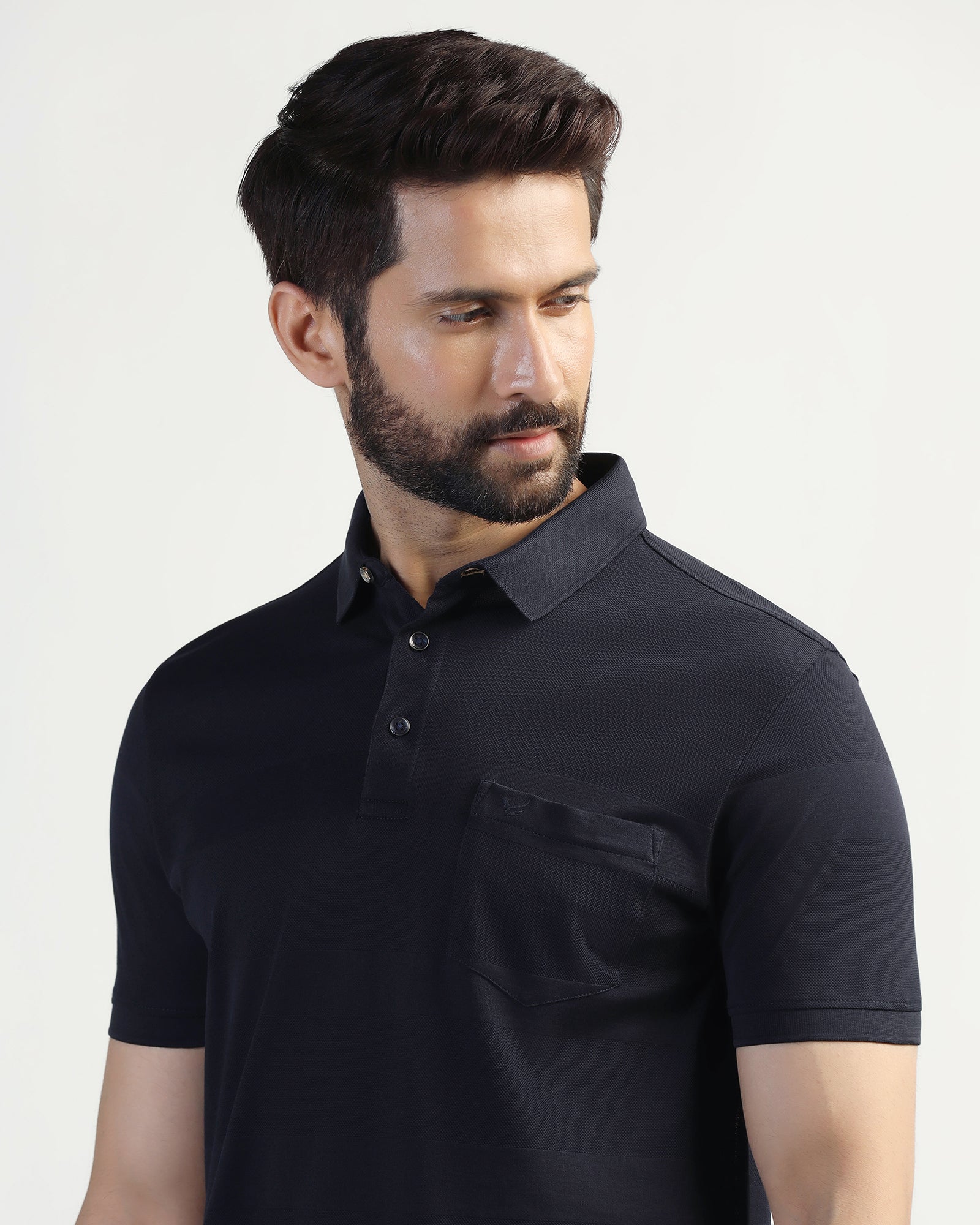 Polo Navy Stripe T-Shirt - Zeta