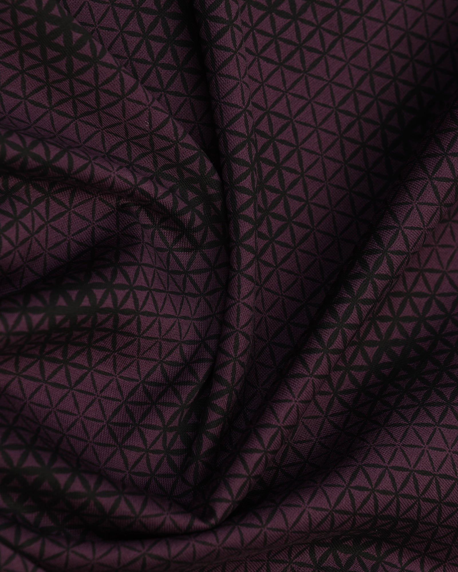 Polo Purple Printed T-Shirt - Hex