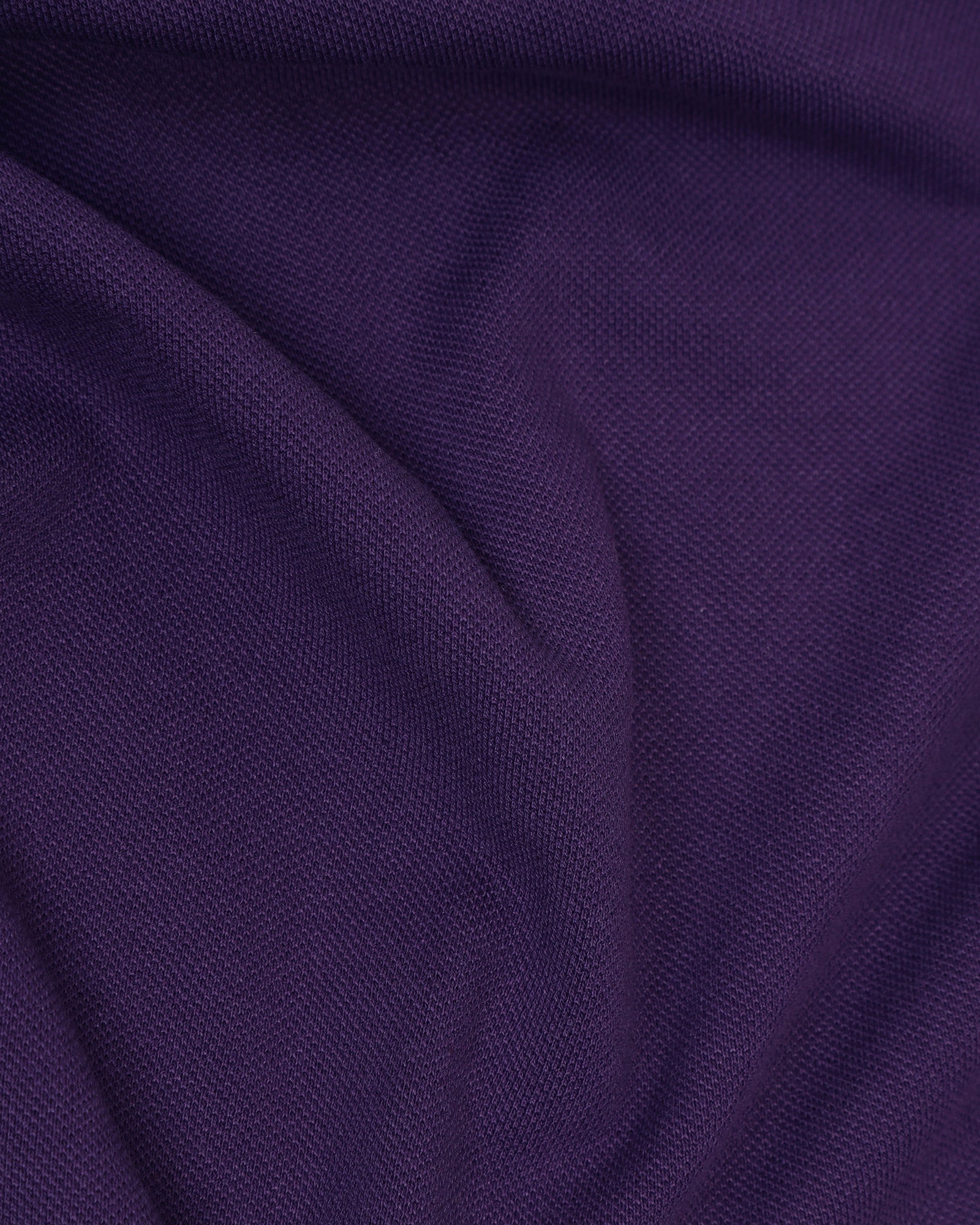 Polo Purple Solid T-Shirt - Diesel