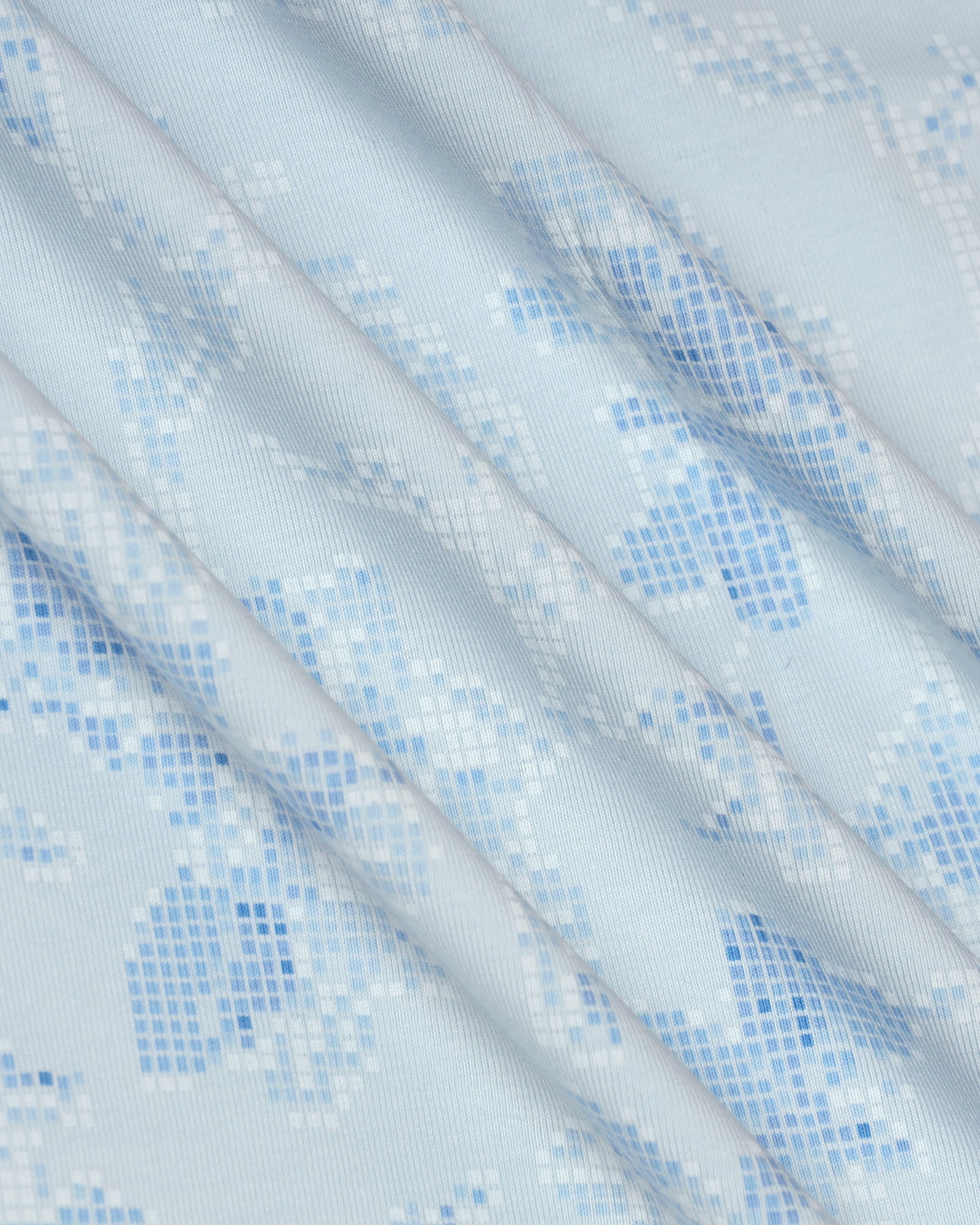 Polo Sky Blue Printed T-Shirt - Infinity