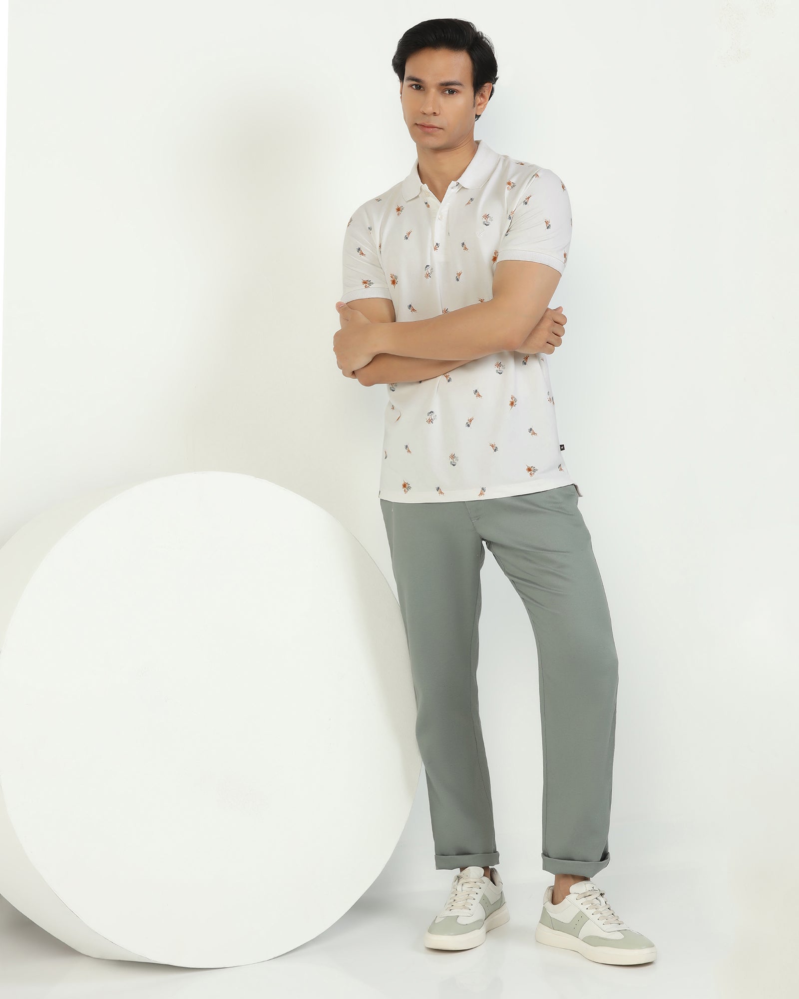 Polo White Printed T-Shirt - Depp