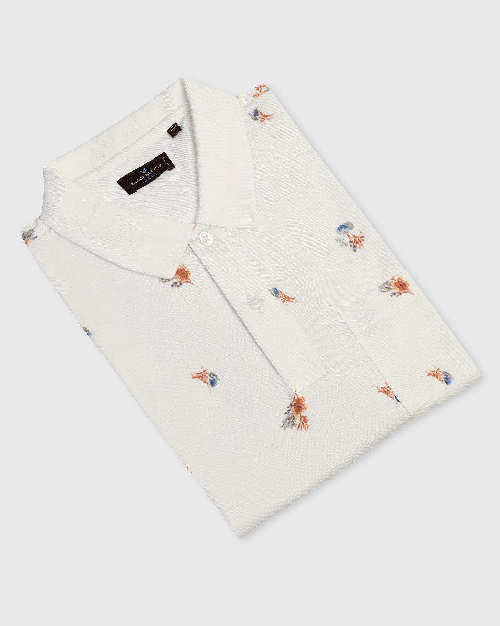 Polo White Printed T-Shirt - Depp