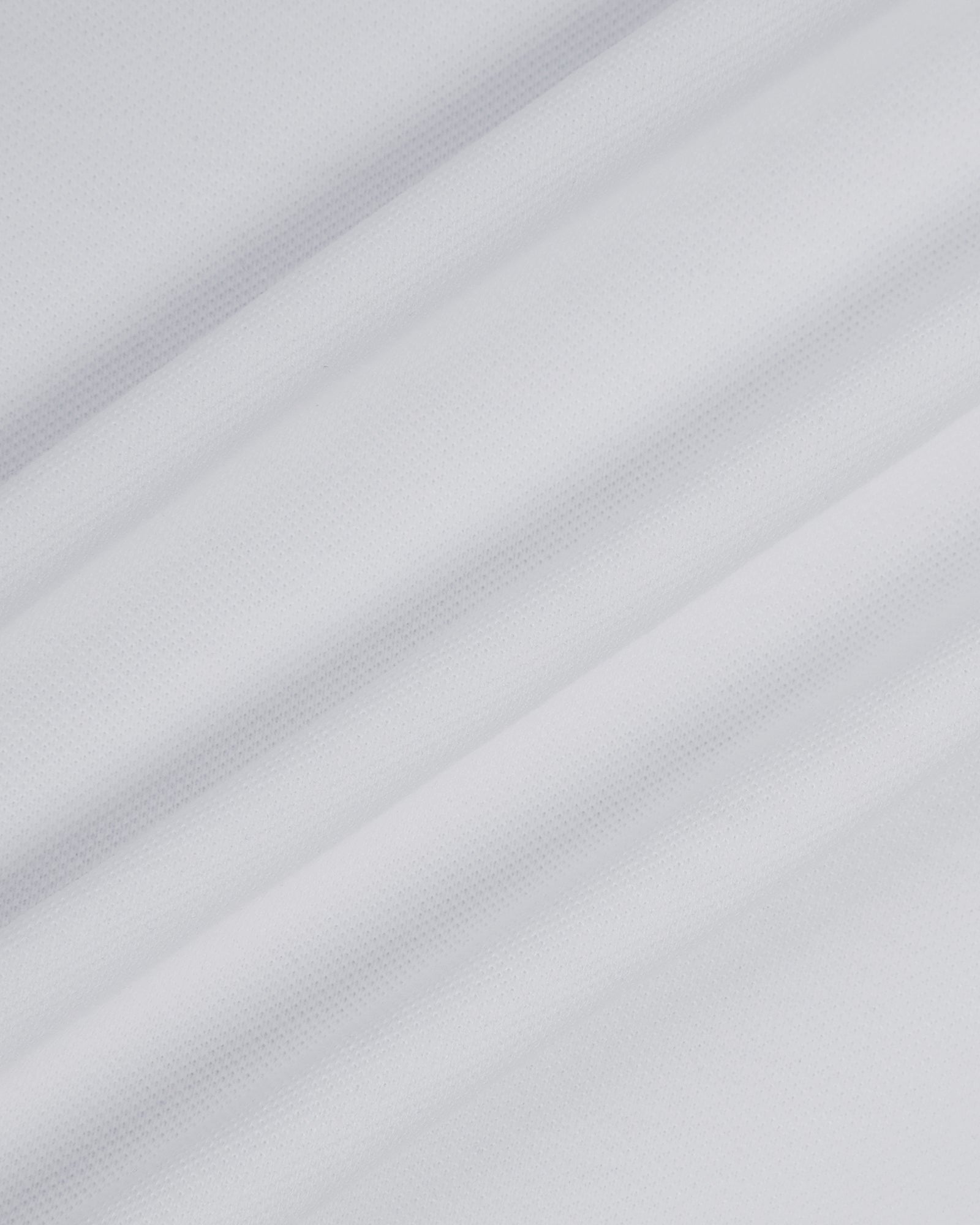 Polo White Solid T-Shirt - Zephyr