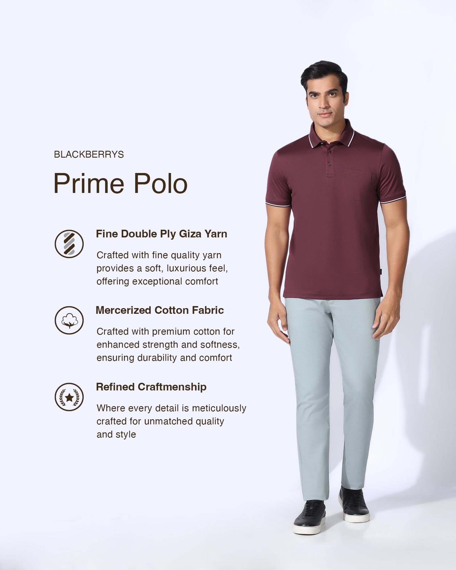 Polo Wild Ginger Solid T-Shirt - Orion