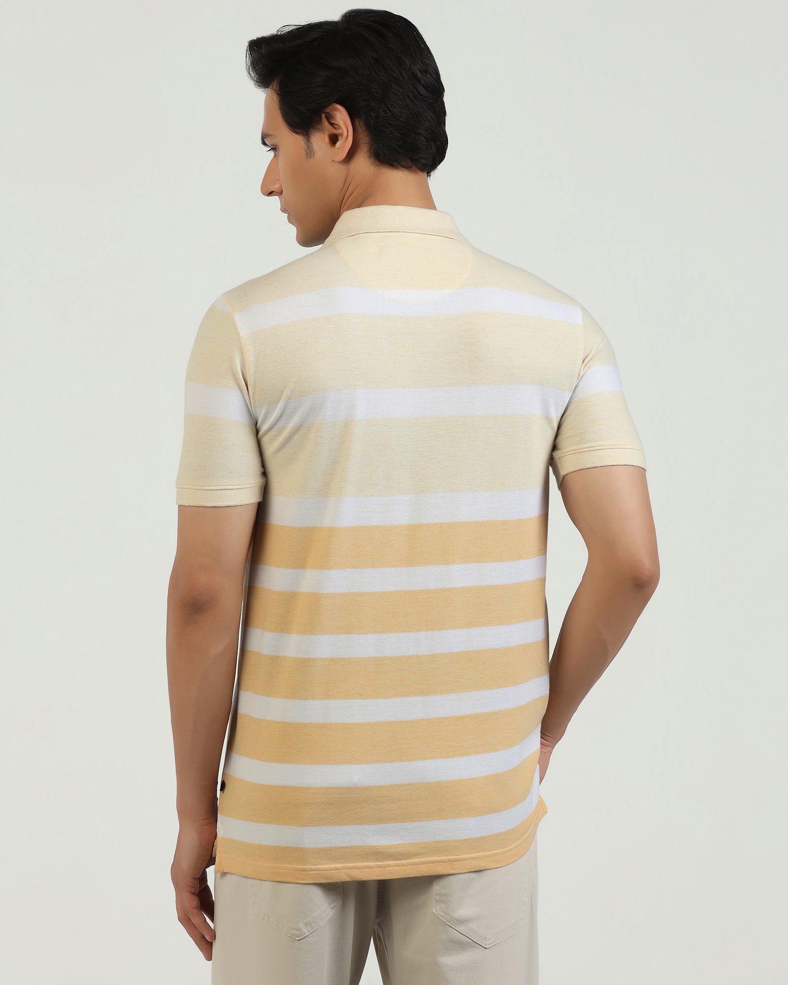 Polo Yellow Stripe T-Shirt - Scorpius