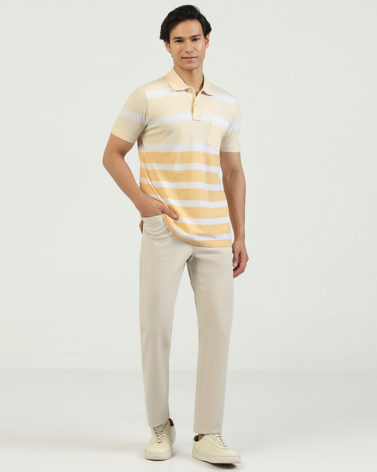 Polo Yellow Stripe T-Shirt - Scorpius