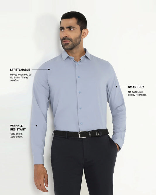 Powder Blue TechPro Solid Shirt - Shephard