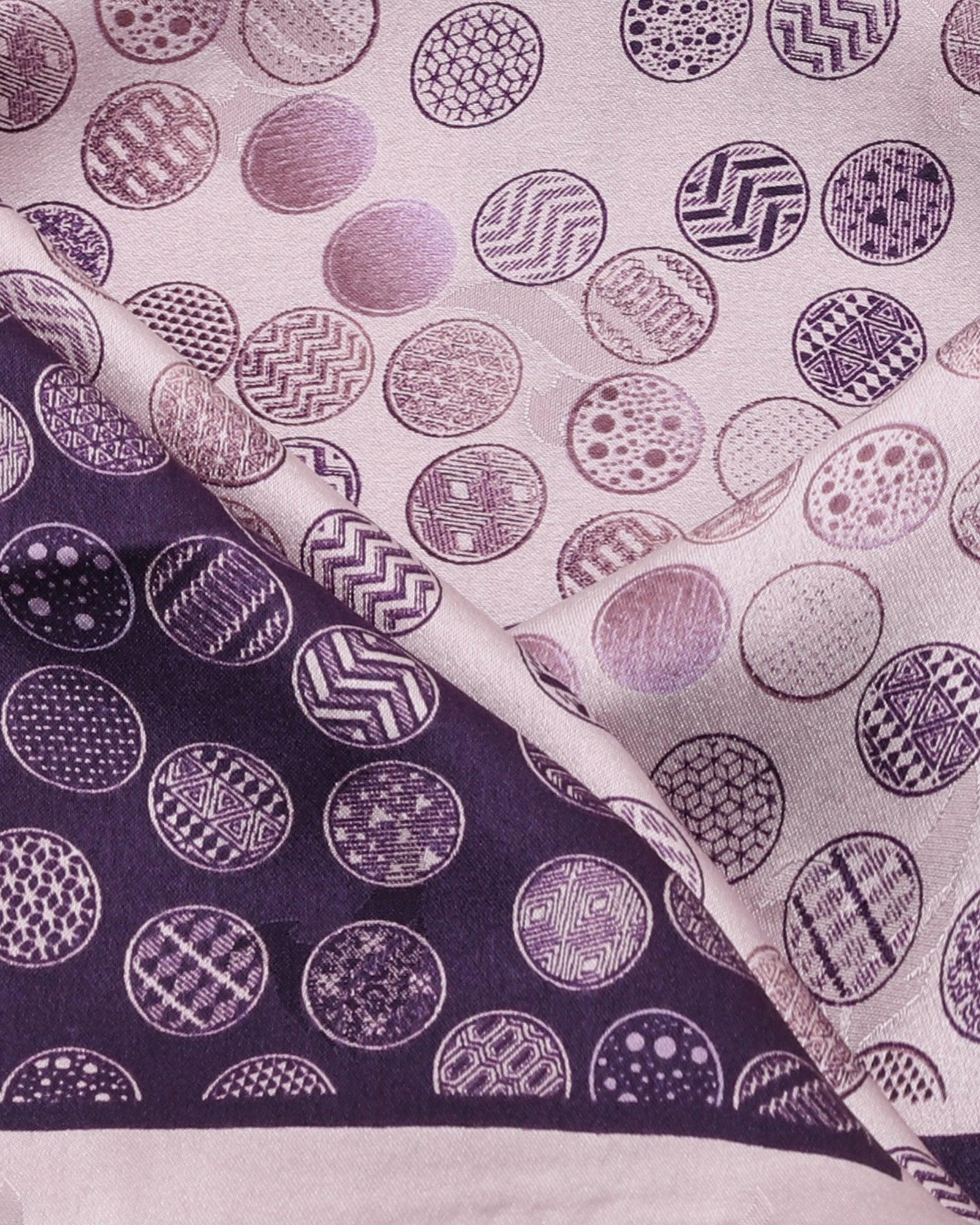 Silk Multi Color Printed Pocket Square - Ted - Blackberrys