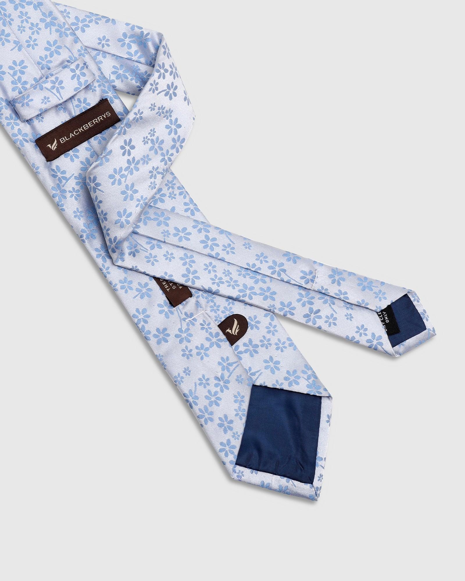 Printed Tie In Blue (Tara) - Blackberrys