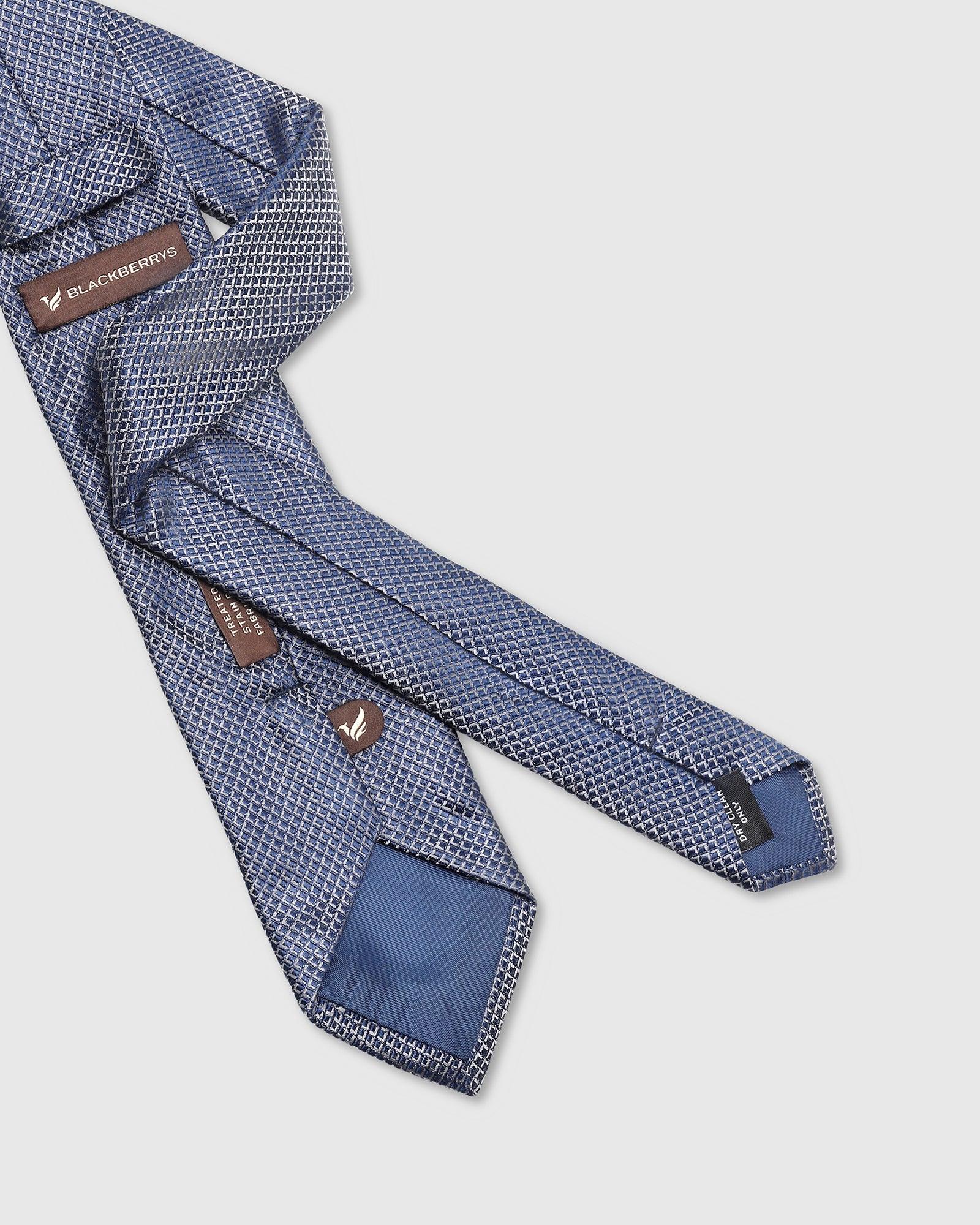 Printed Tie In Dark Purple (Troy) - Blackberrys