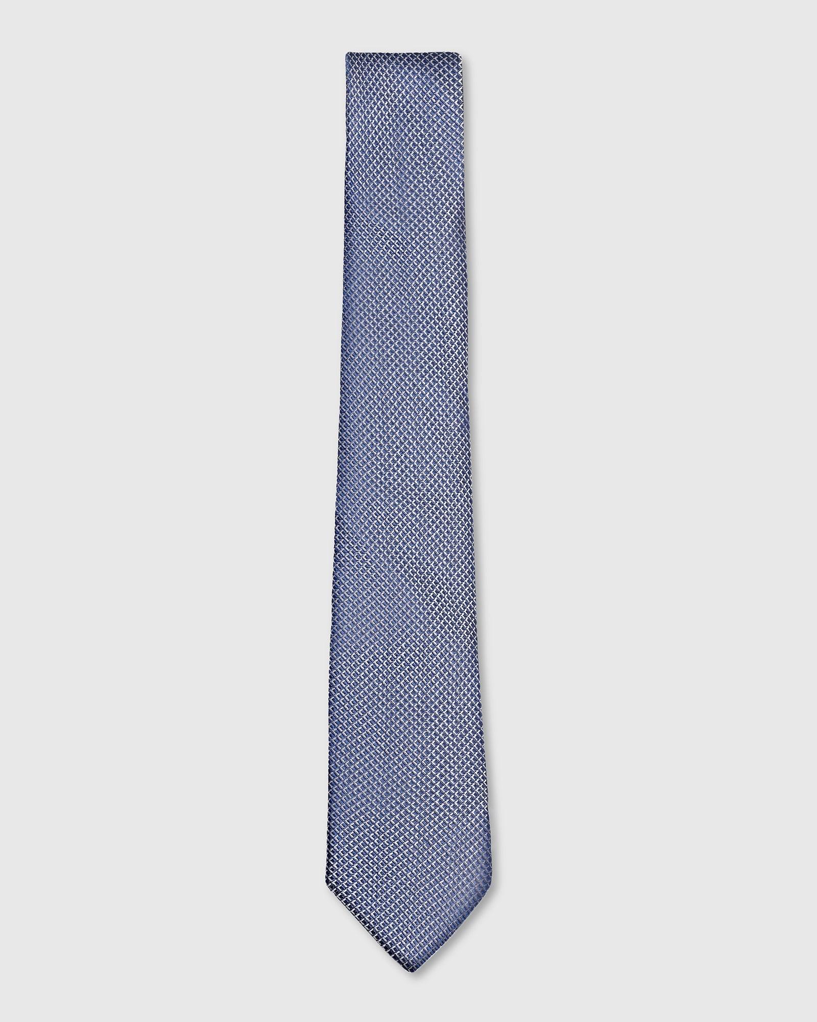 Printed Tie In Dark Purple (Troy) - Blackberrys