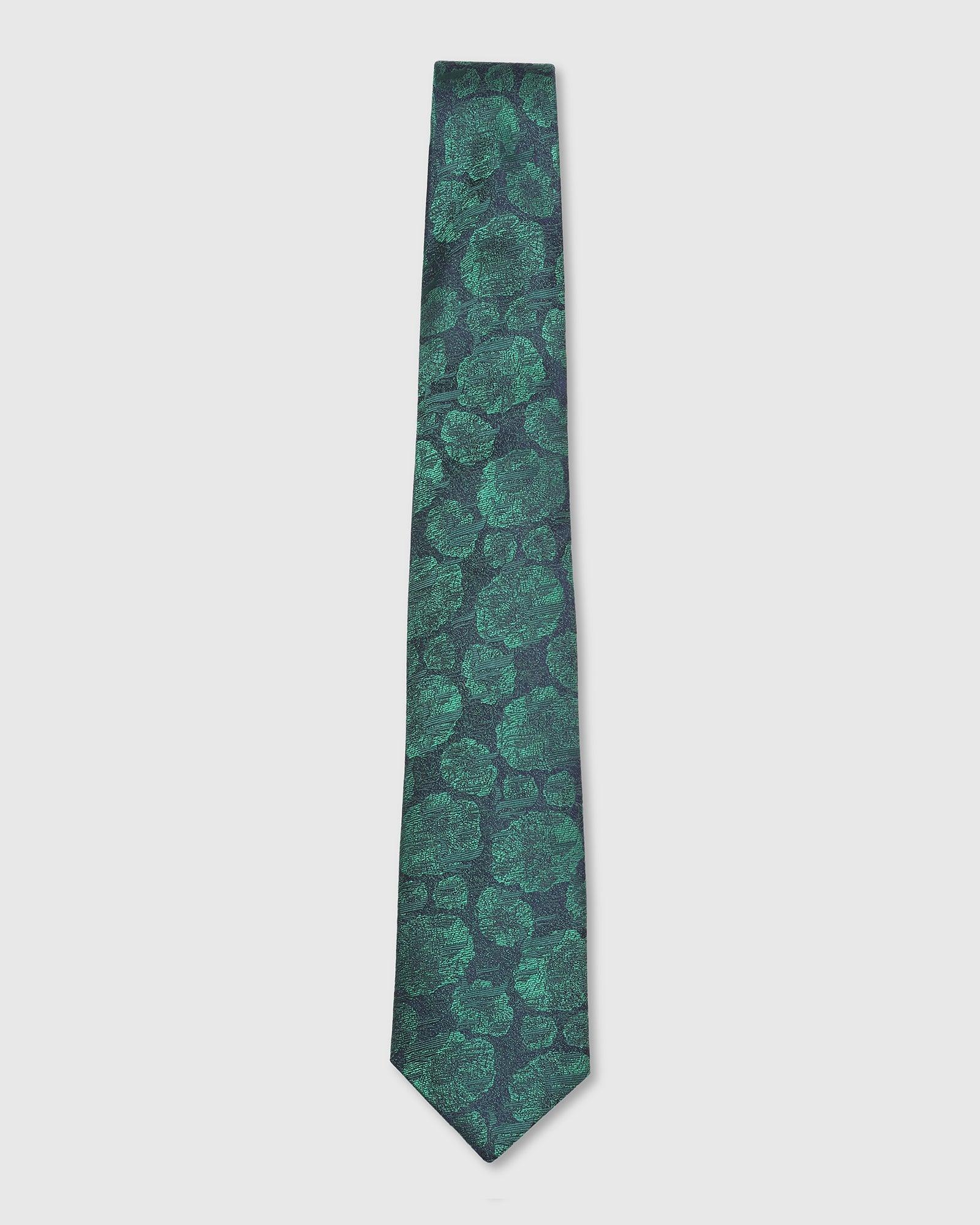 Printed Tie In Green (Talisca) - Blackberrys