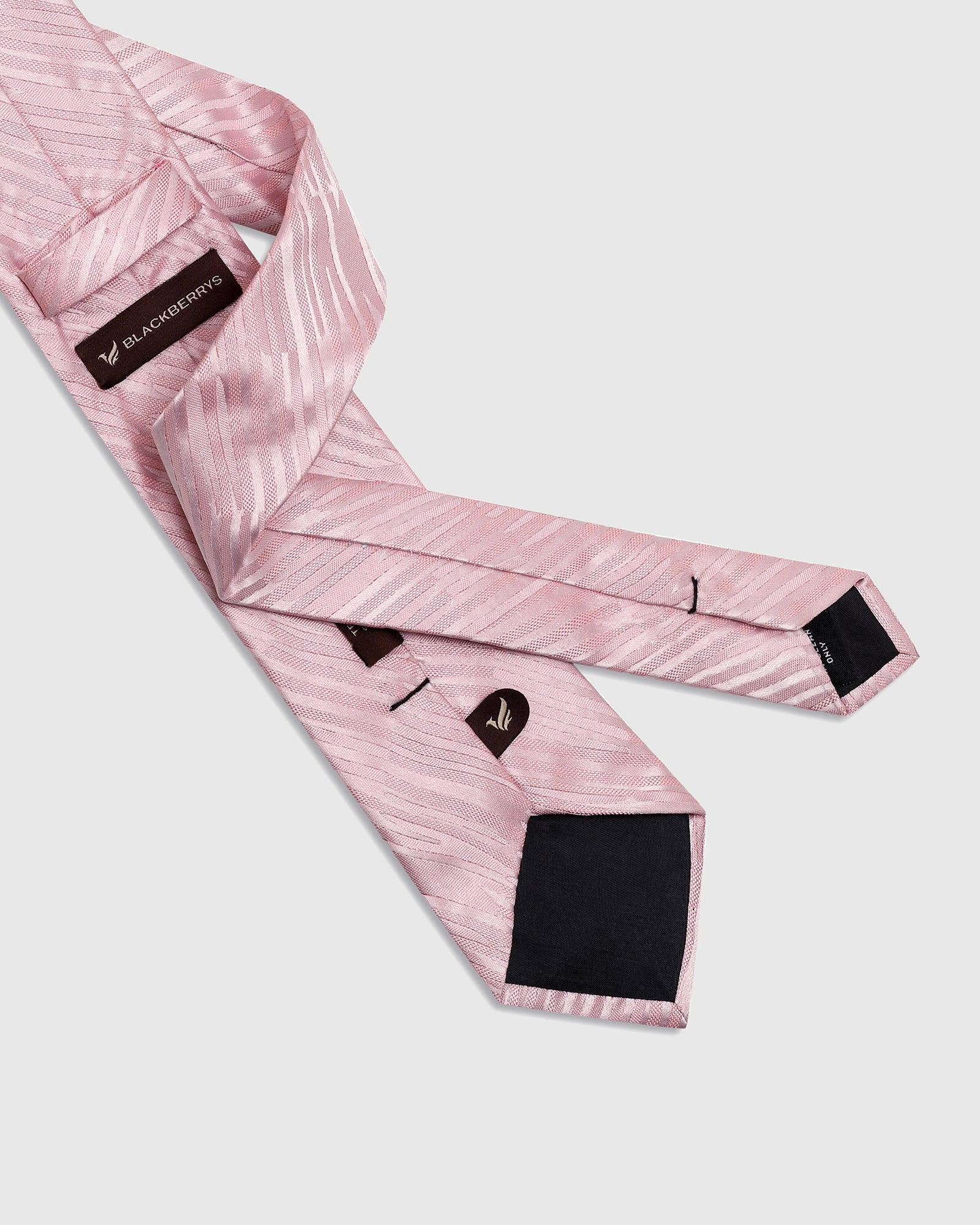 Printed Tie In Pink (Thyrone) - Blackberrys