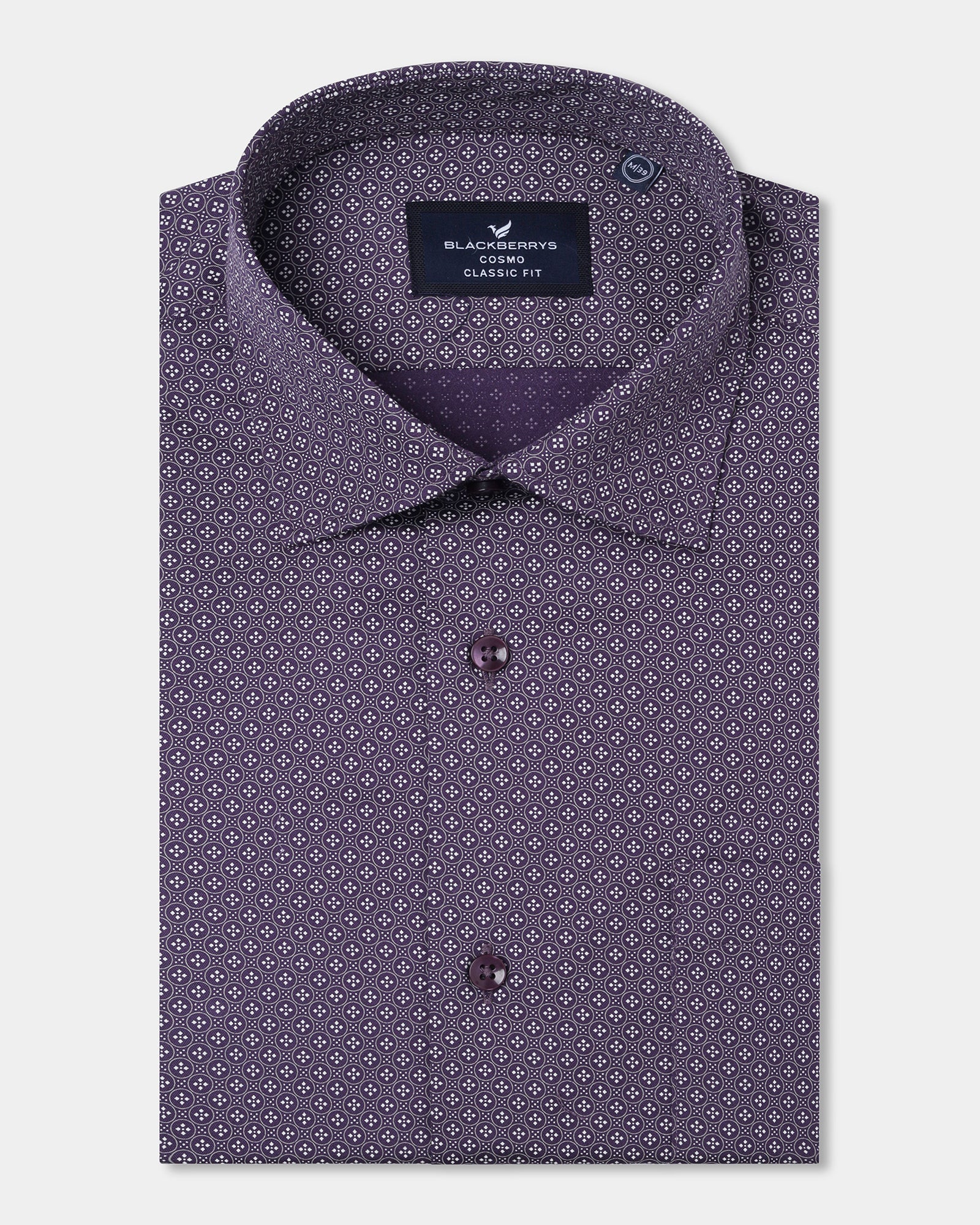 Purple Printed Shirt - Andrew