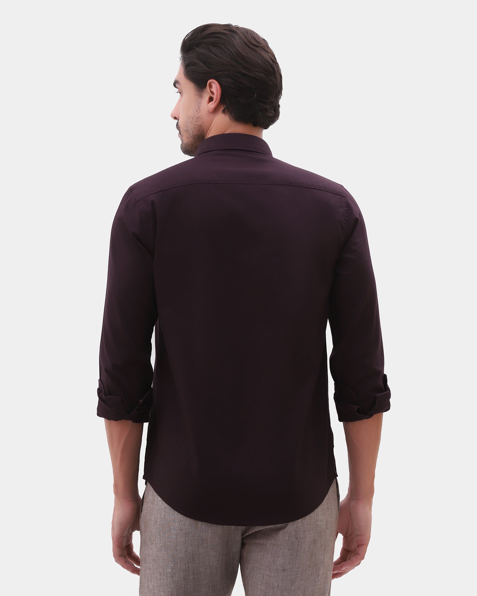 Purple Printed Shirt - Gebbew