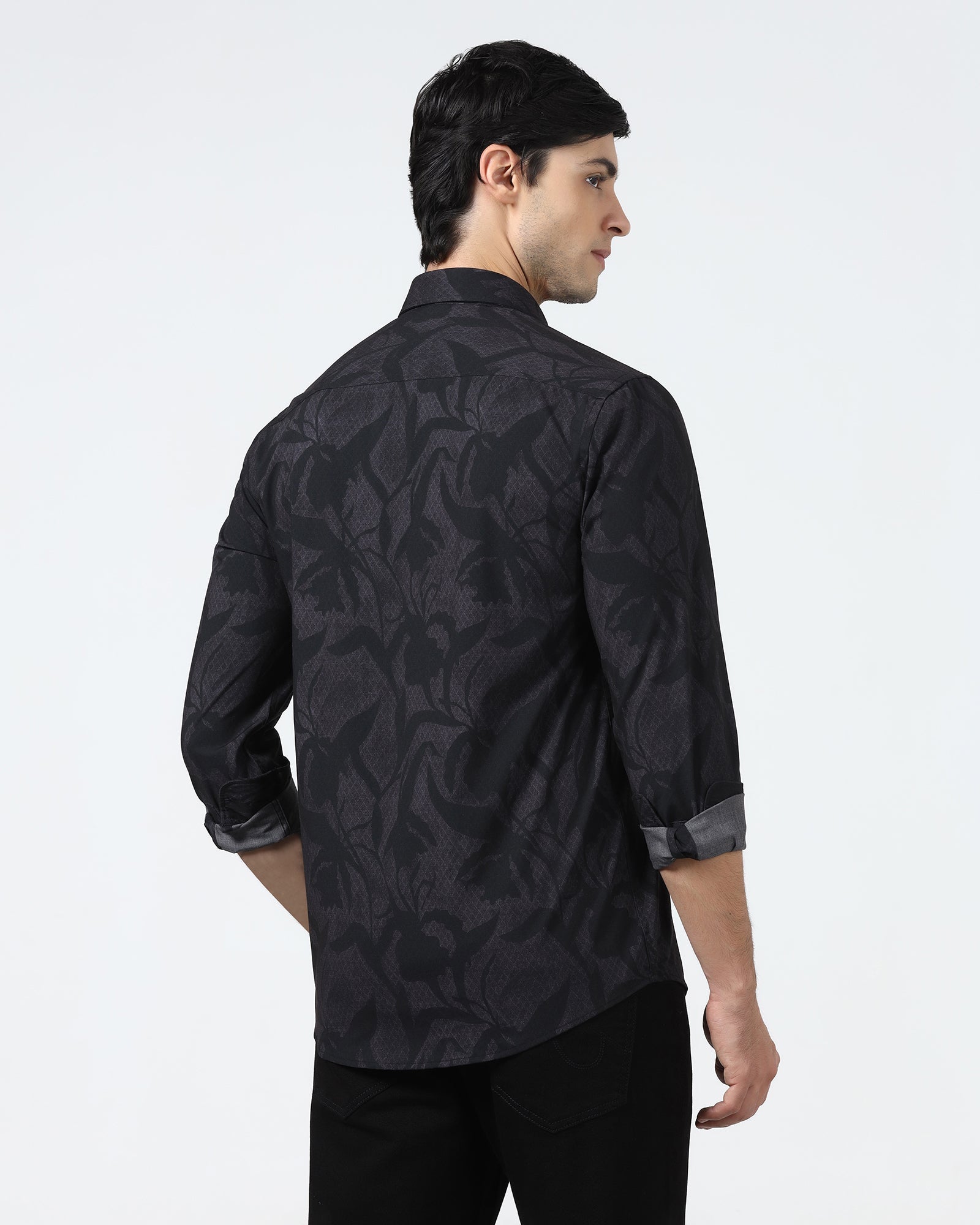 Purple Printed Shirt - Tropika