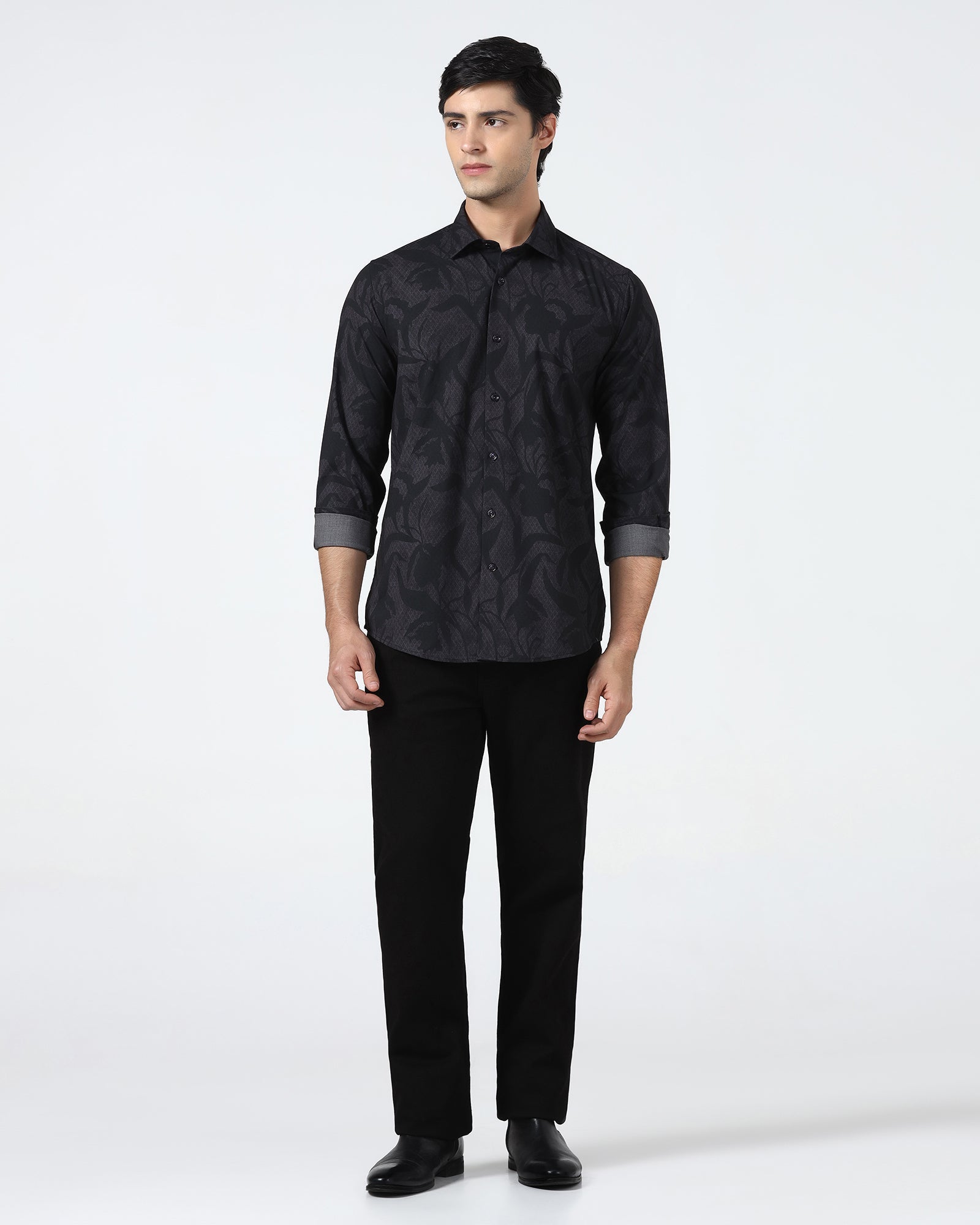 Purple Printed Shirt - Tropika