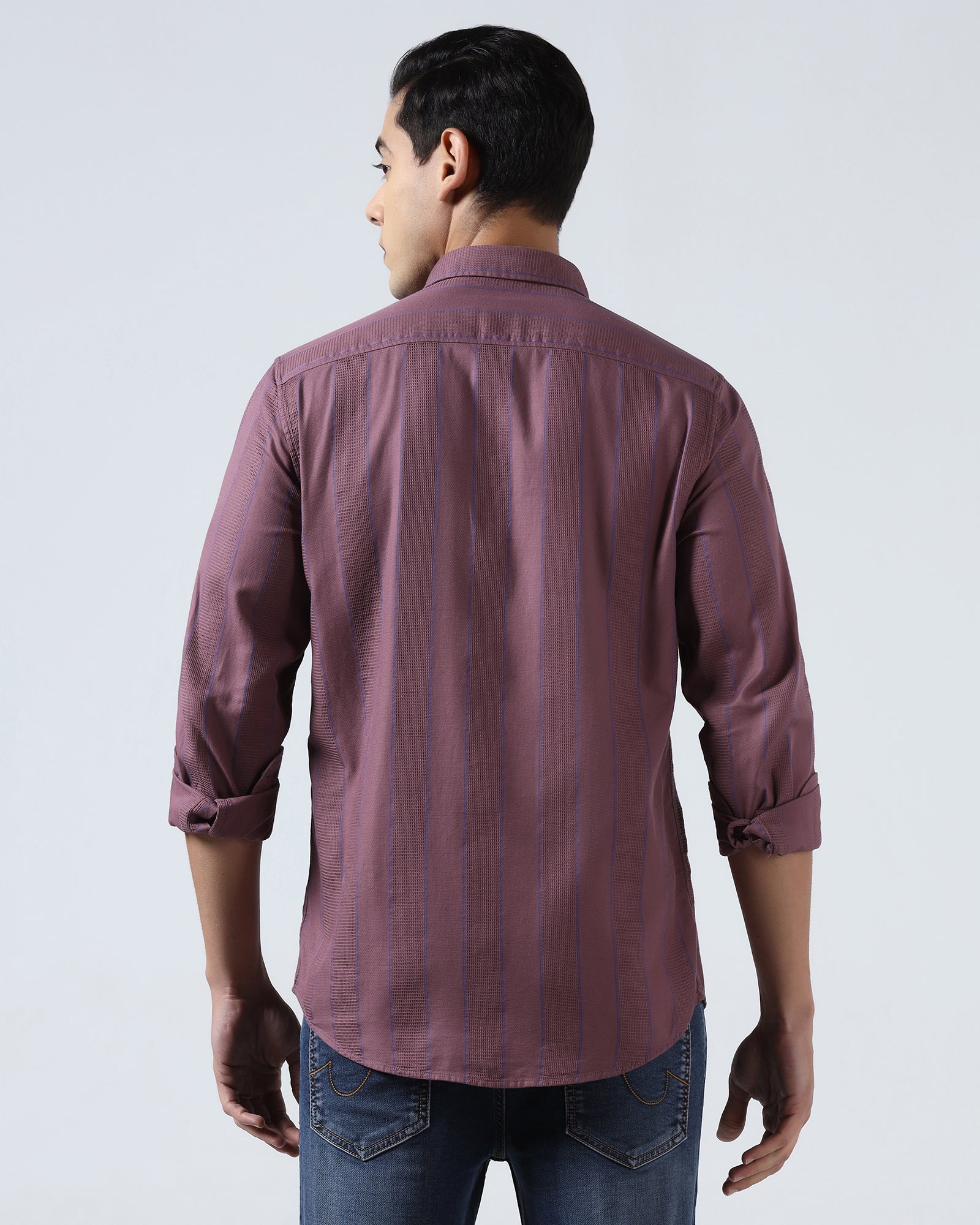 Purple Stripe Shirt - Sabel