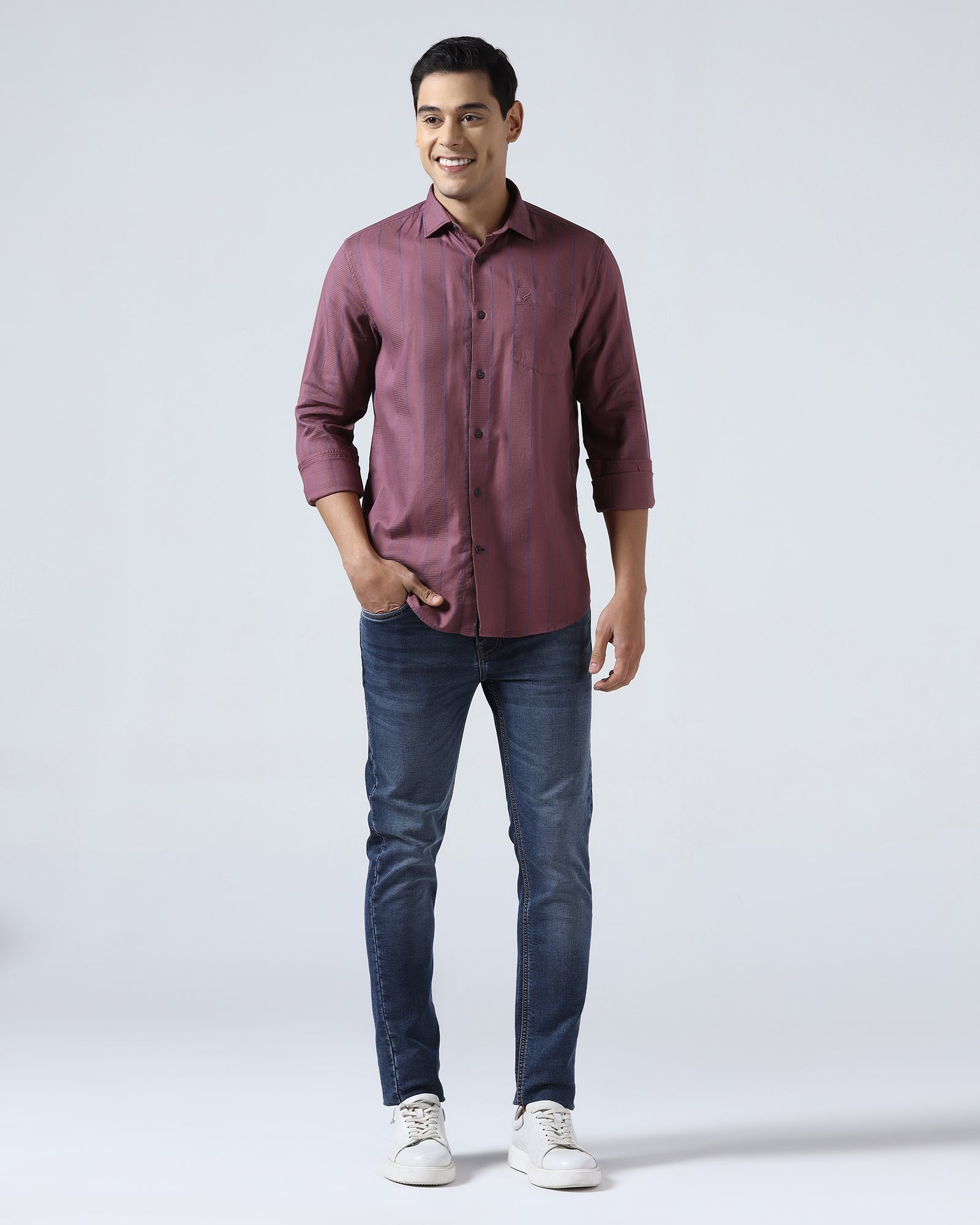 Purple Stripe Shirt - Sabel