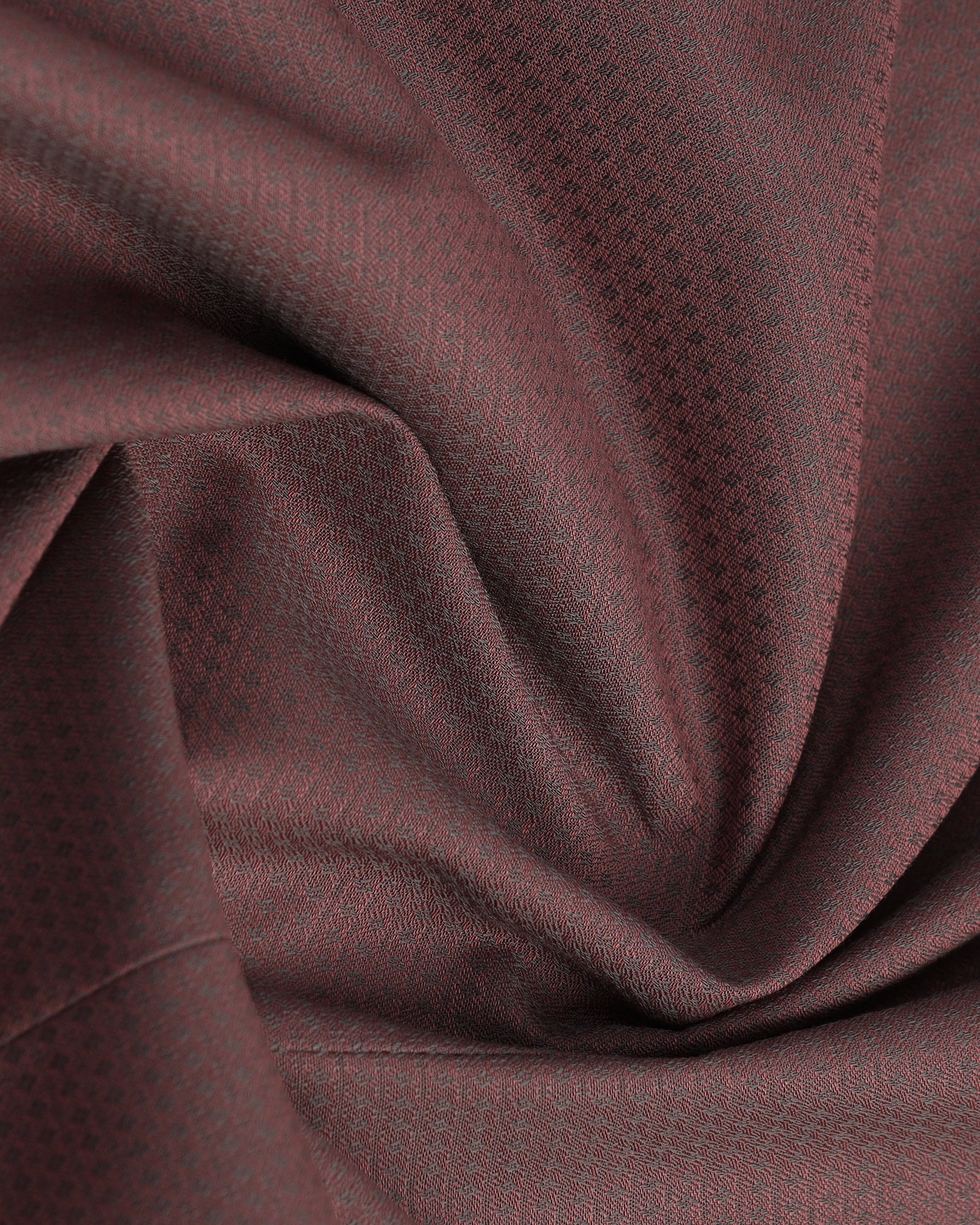 Red Half Sleeve Textured Shirt - Zander