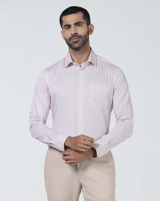 Red Unwrinkle Printed Shirt - Everest