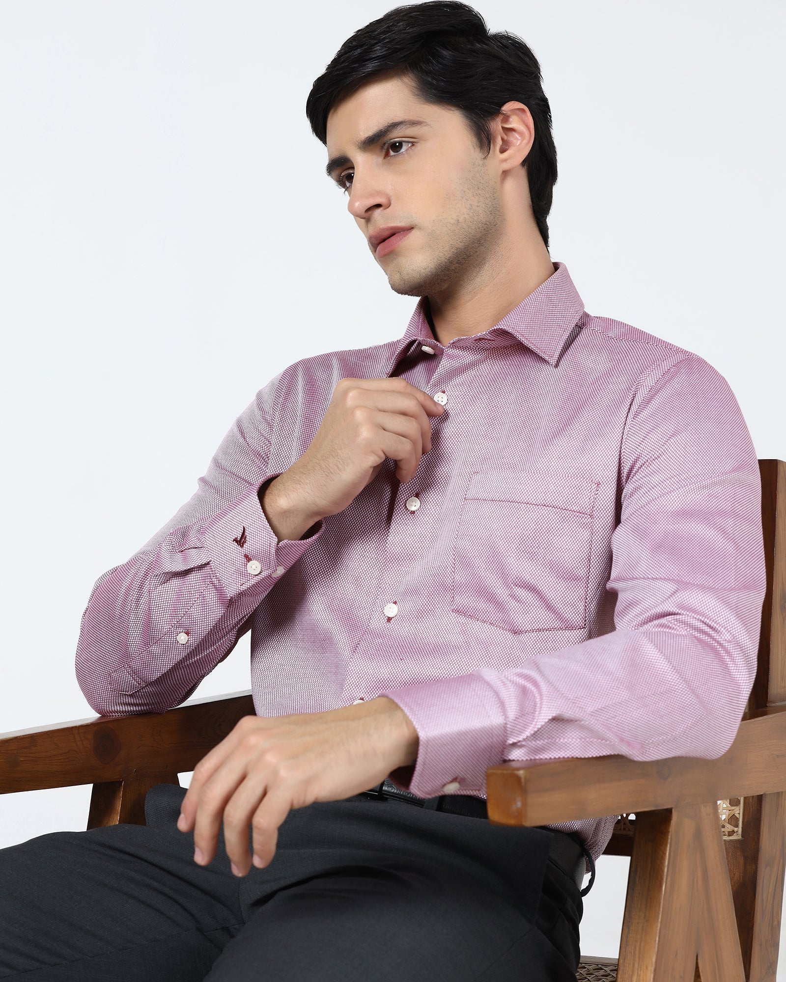 Red Textured Shirt - Thanos