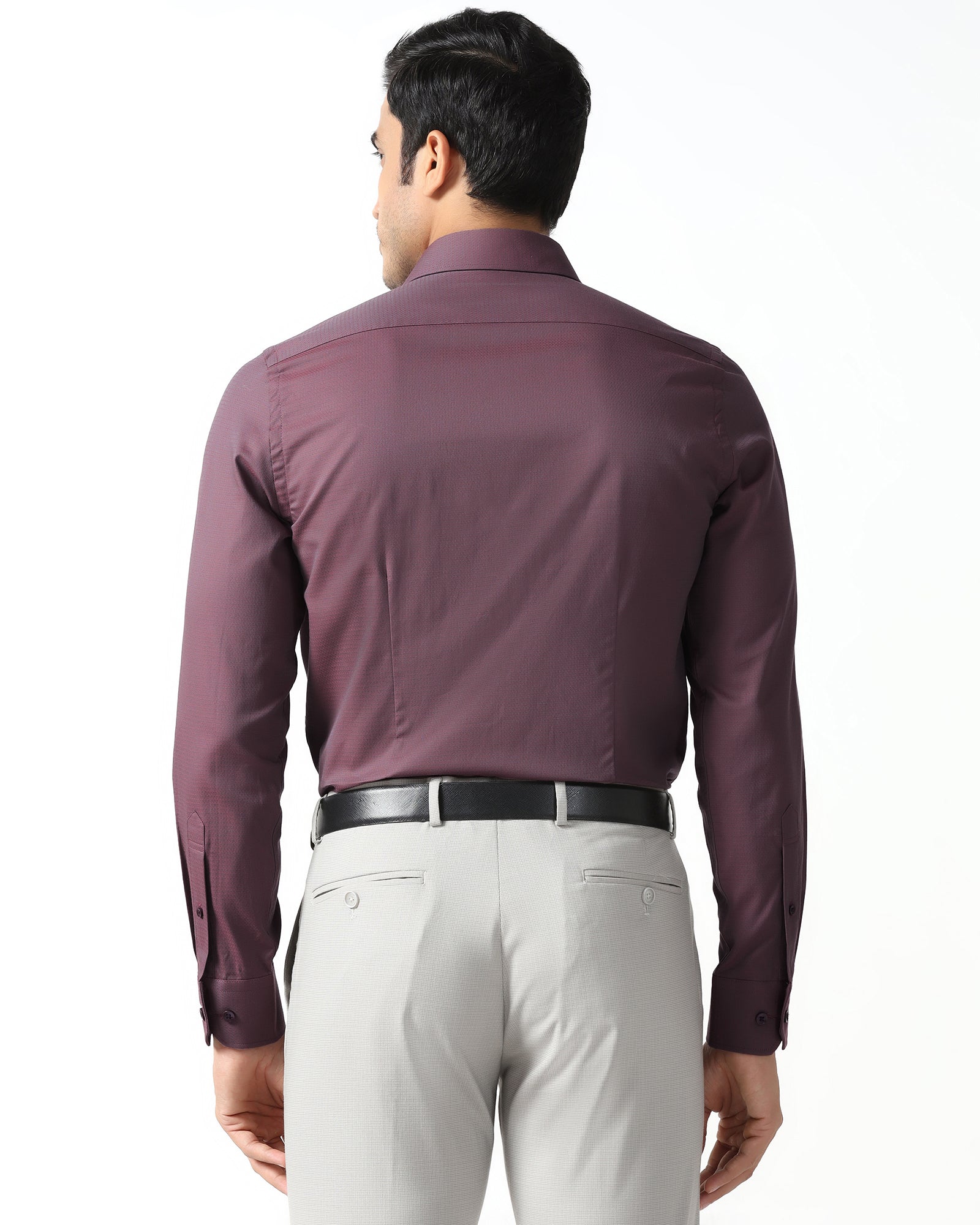 Red Textured Shirt - Zander