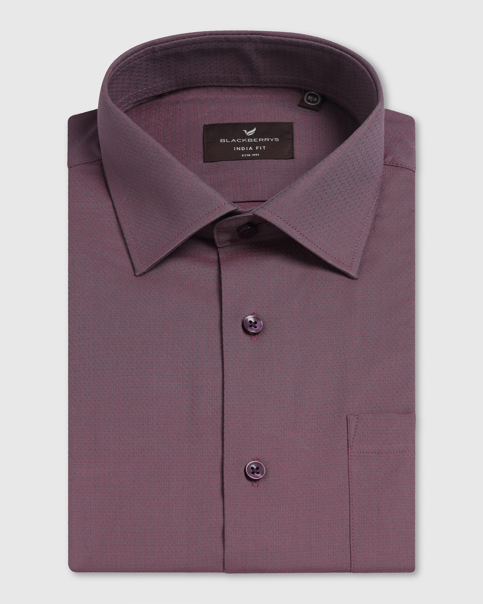 Red Textured Shirt - Zander