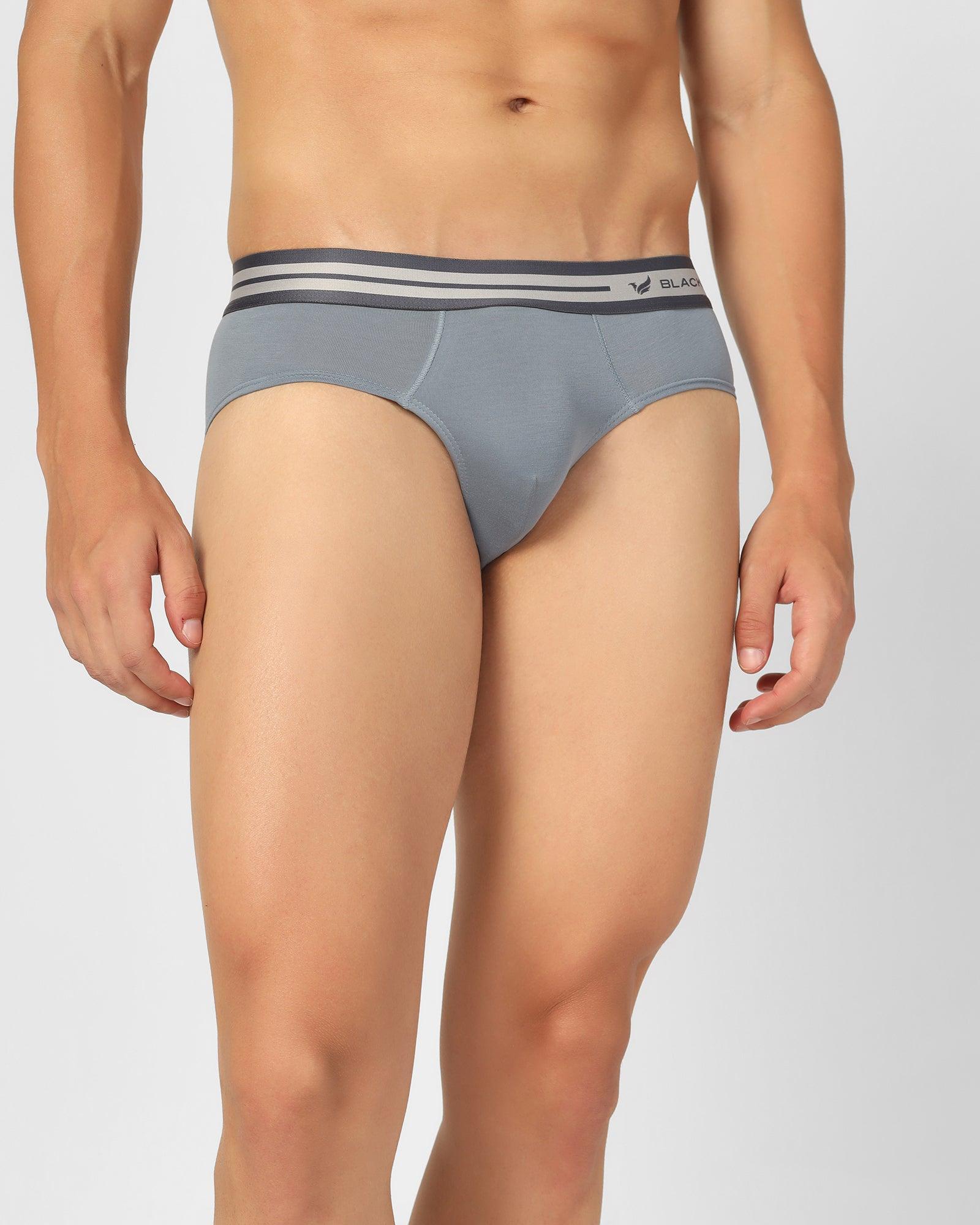 Regular Fit Brief In Dusk Blue (New Broc) - Blackberrys