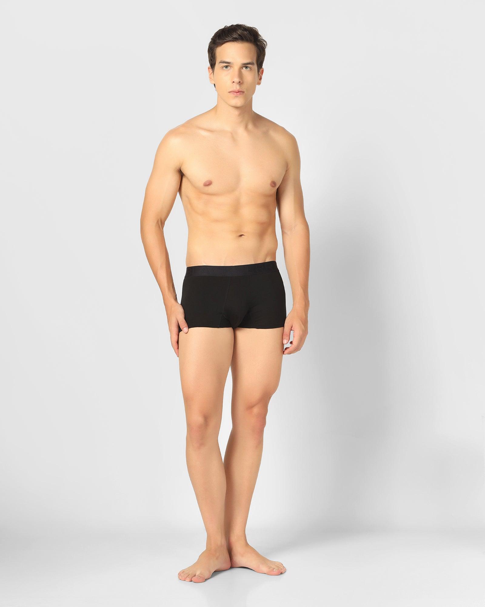 Regular Fit Trunk In Black (Roman) - Blackberrys