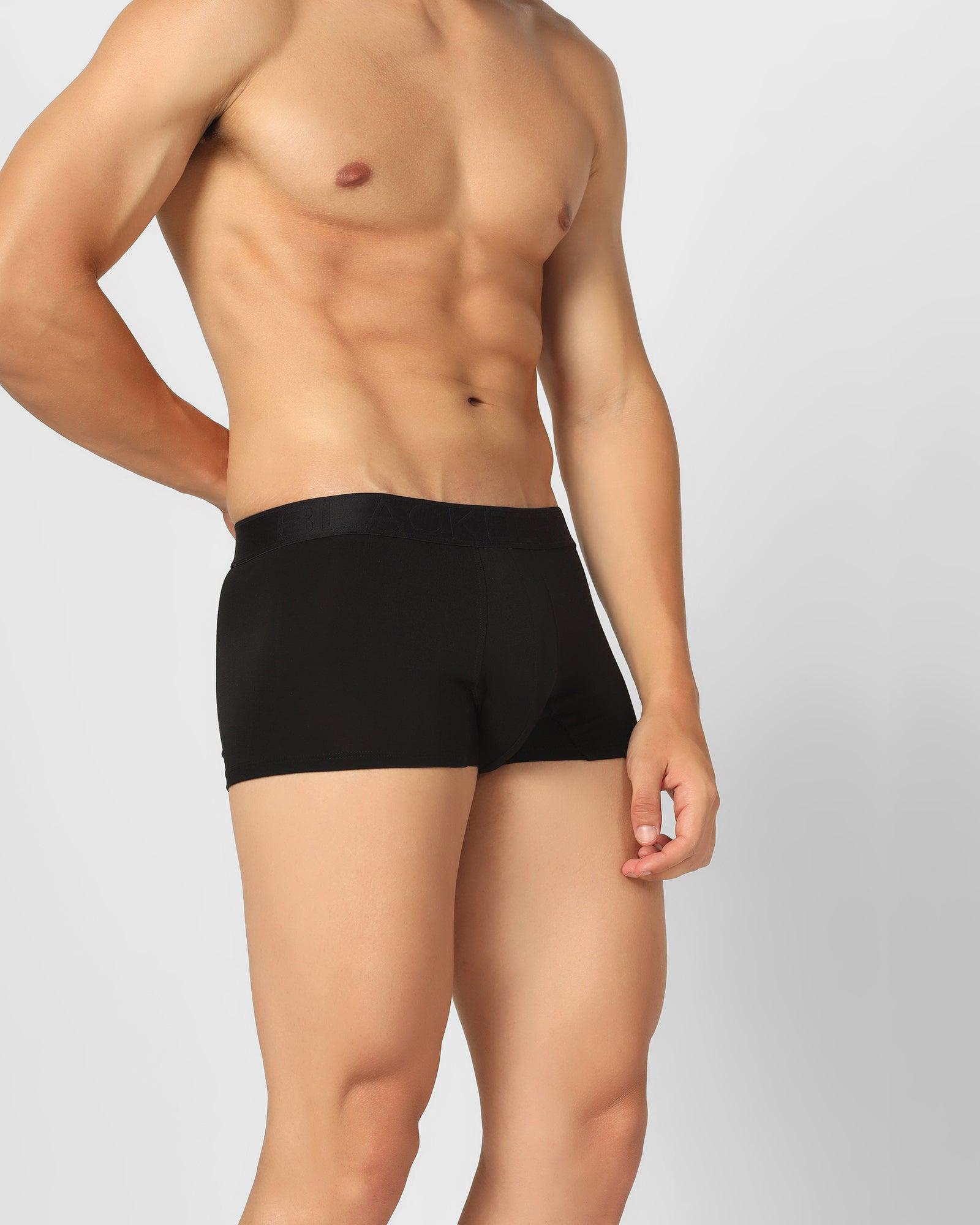 Regular Fit Trunk In Black (Roman) - Blackberrys