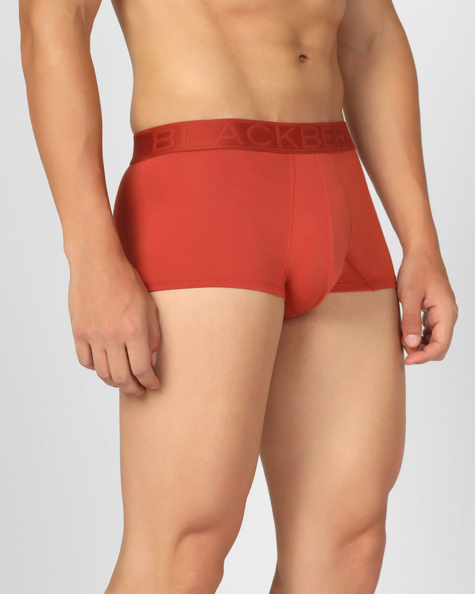 Regular Fit Trunk In Red Orange (Roman) - Blackberrys