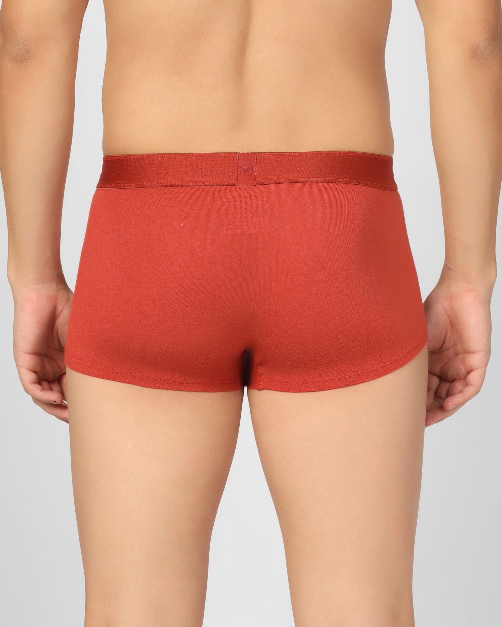Regular Fit Trunk In Red Orange (Roman) - Blackberrys
