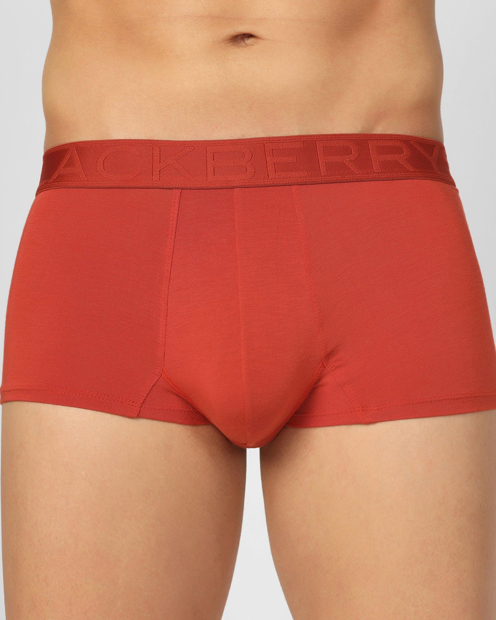 Regular Fit Trunk In Red Orange (Roman) - Blackberrys