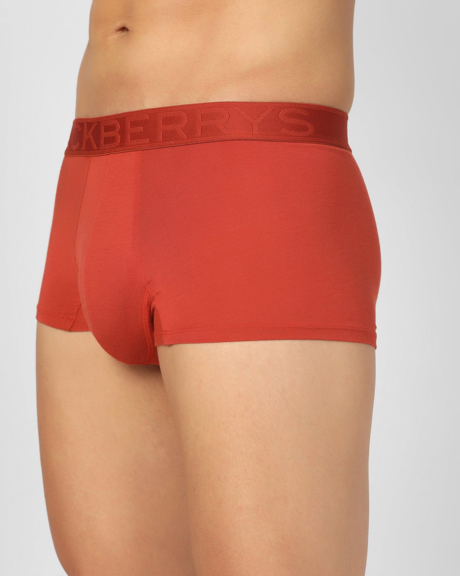 Regular Fit Trunk In Red Orange (Roman) - Blackberrys