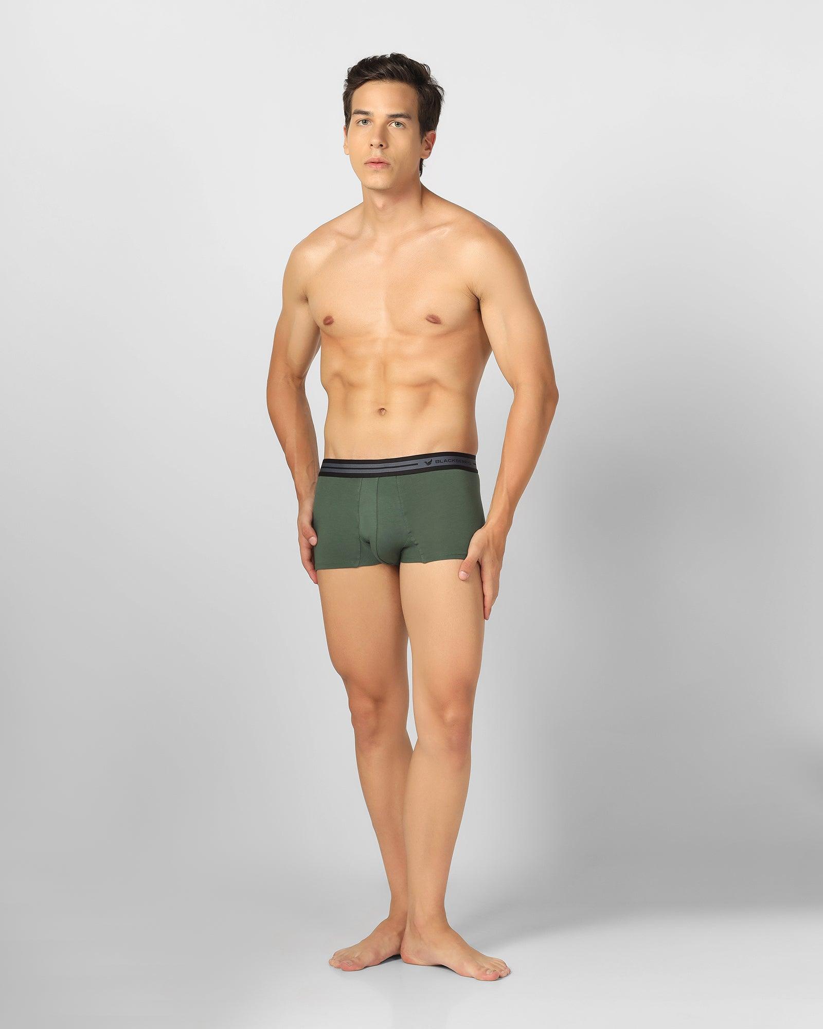 Regular Fit Trunk In Sage Green (New Bofi) - Blackberrys