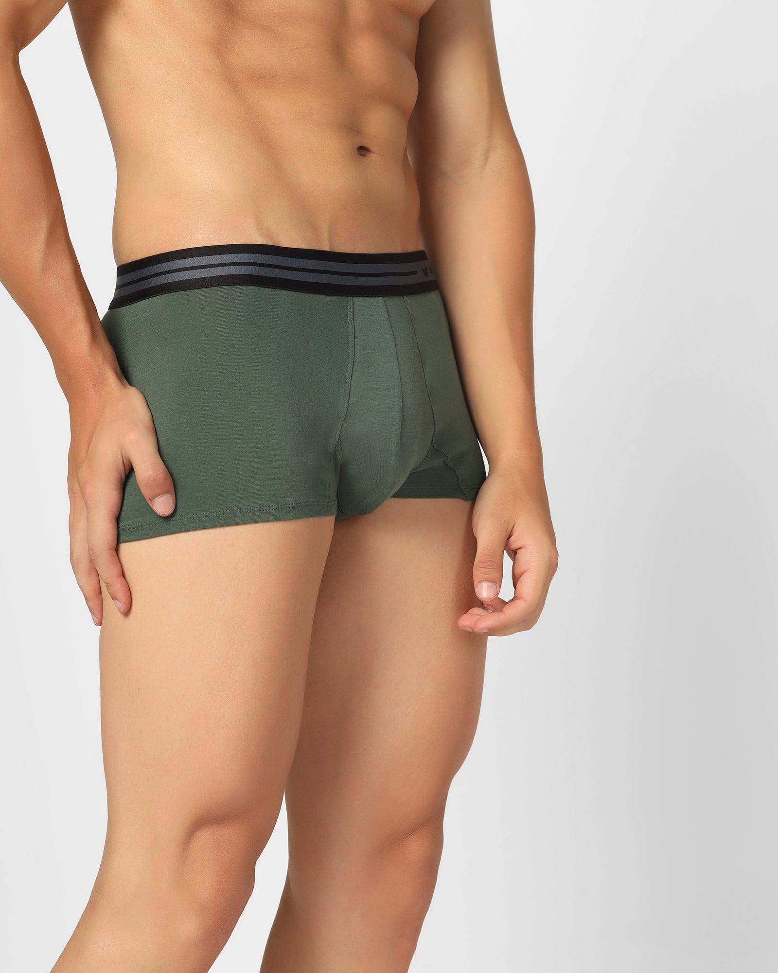 Regular Fit Trunk In Sage Green (New Bofi) - Blackberrys