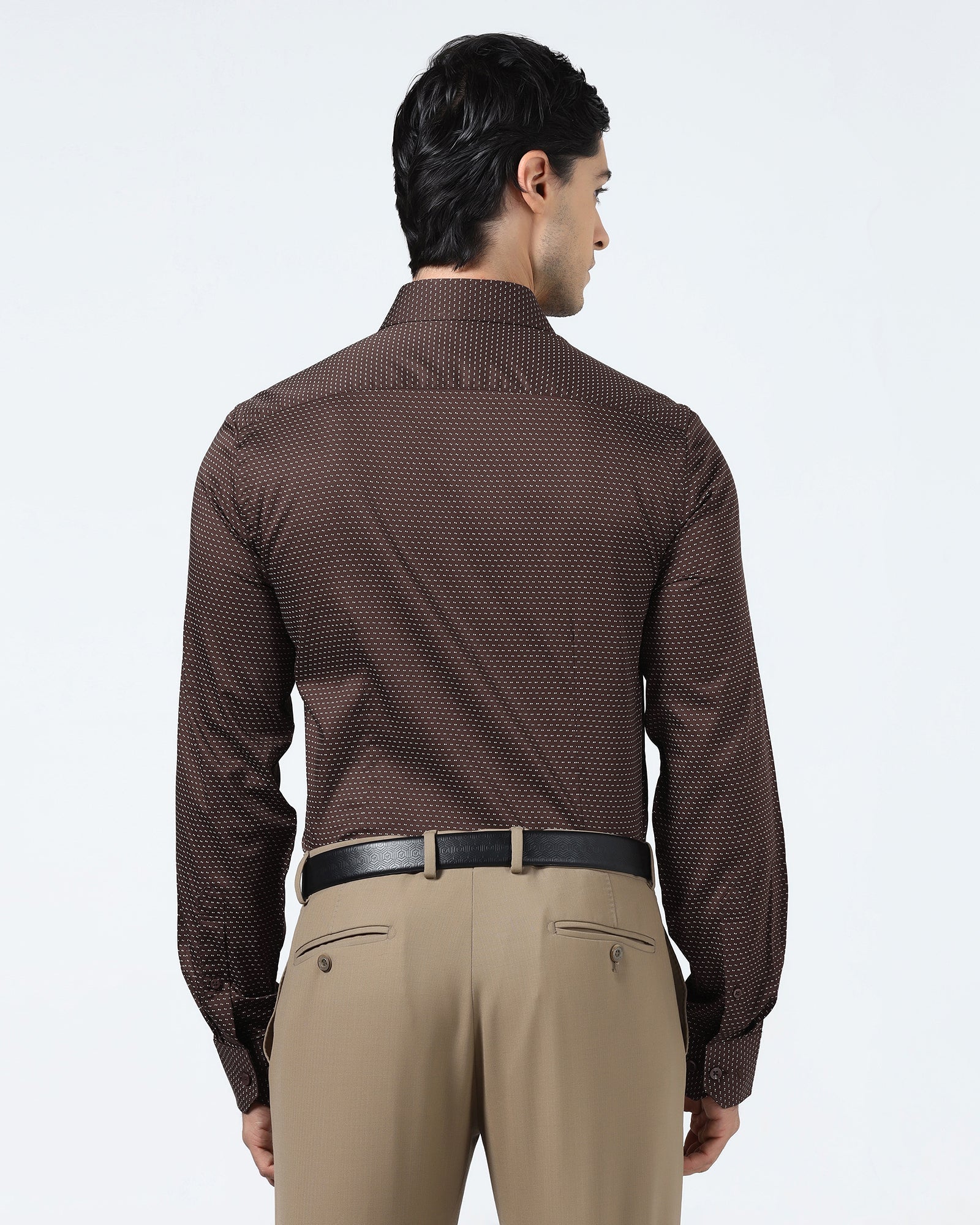 Rust Printed Shirt - Rapid