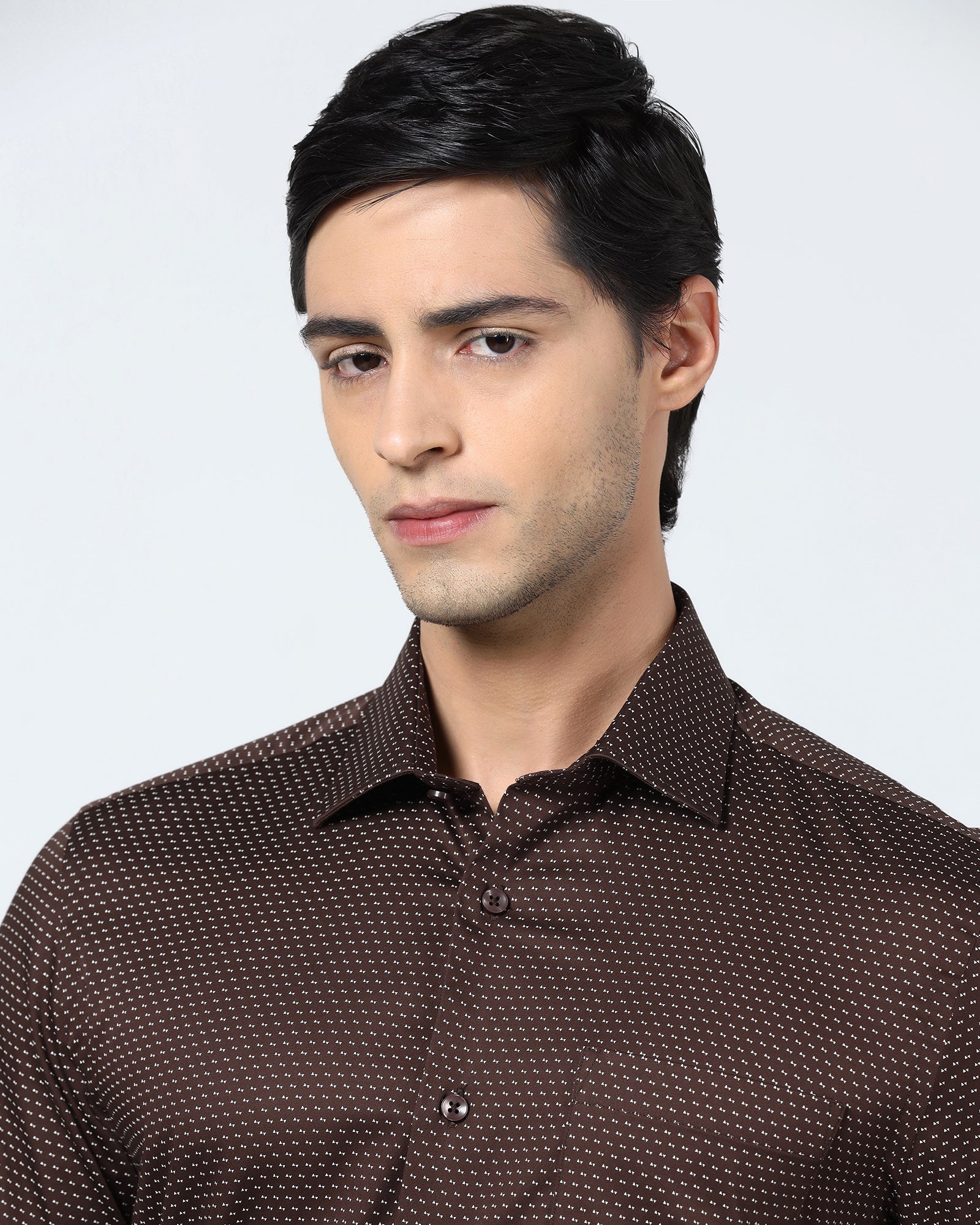 Rust Printed Shirt - Rapid