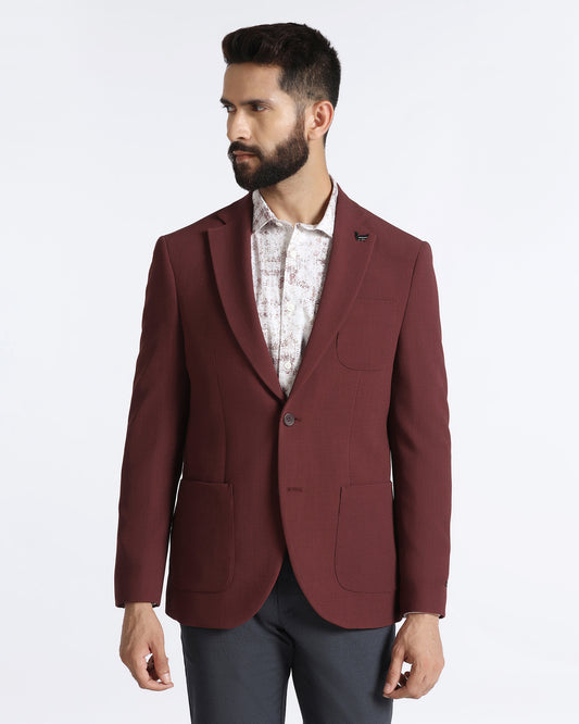Rust Solid Blazer - Modelo