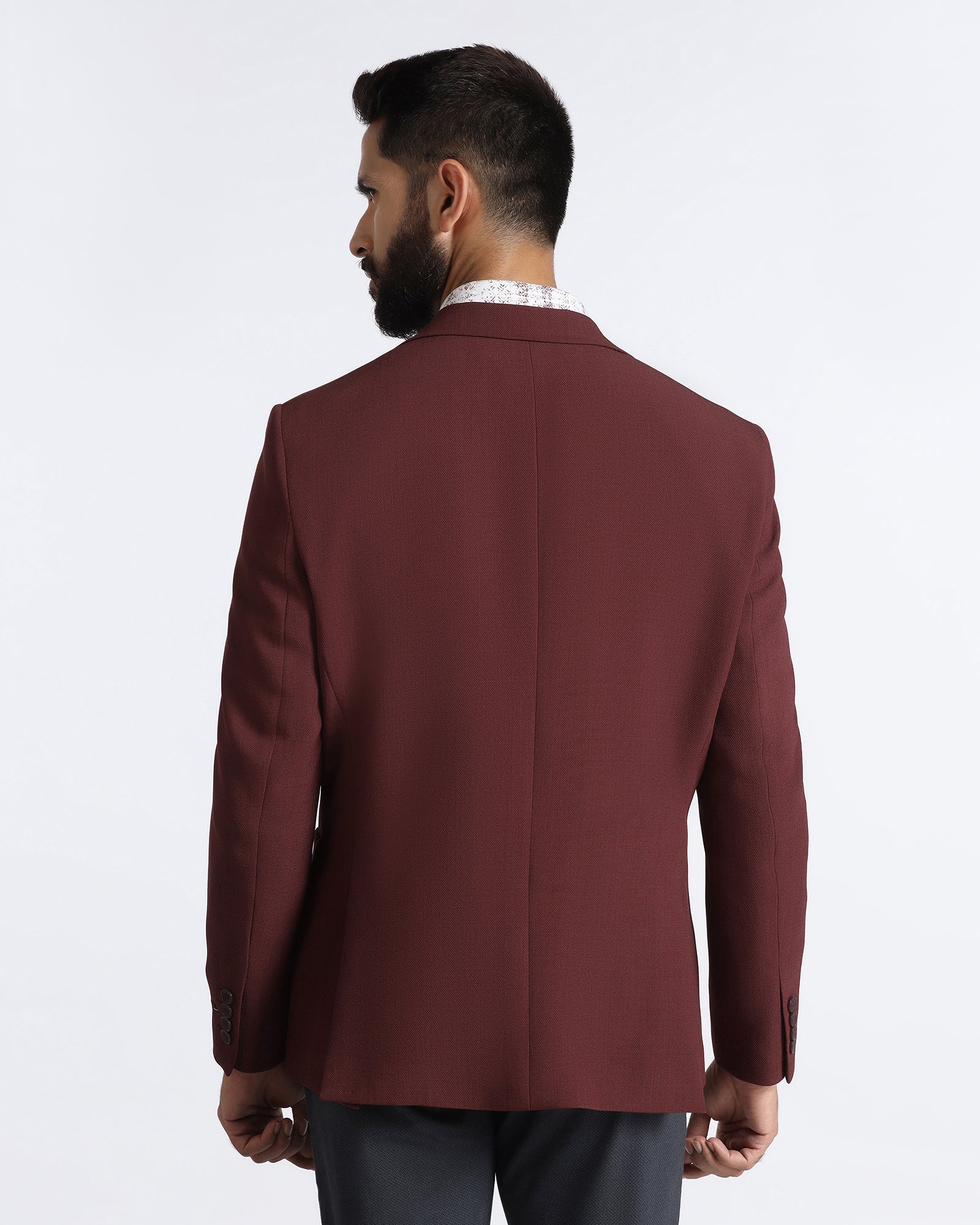 Rust Solid Blazer - Modelo