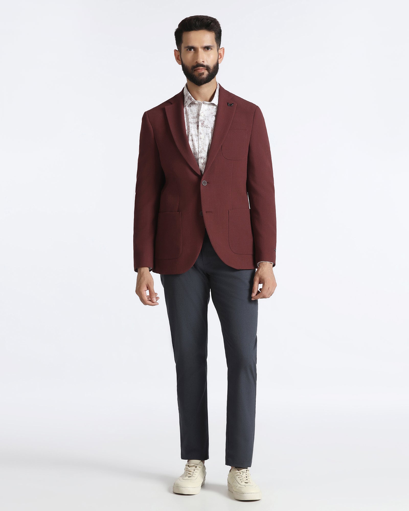 Rust Solid Blazer - Modelo