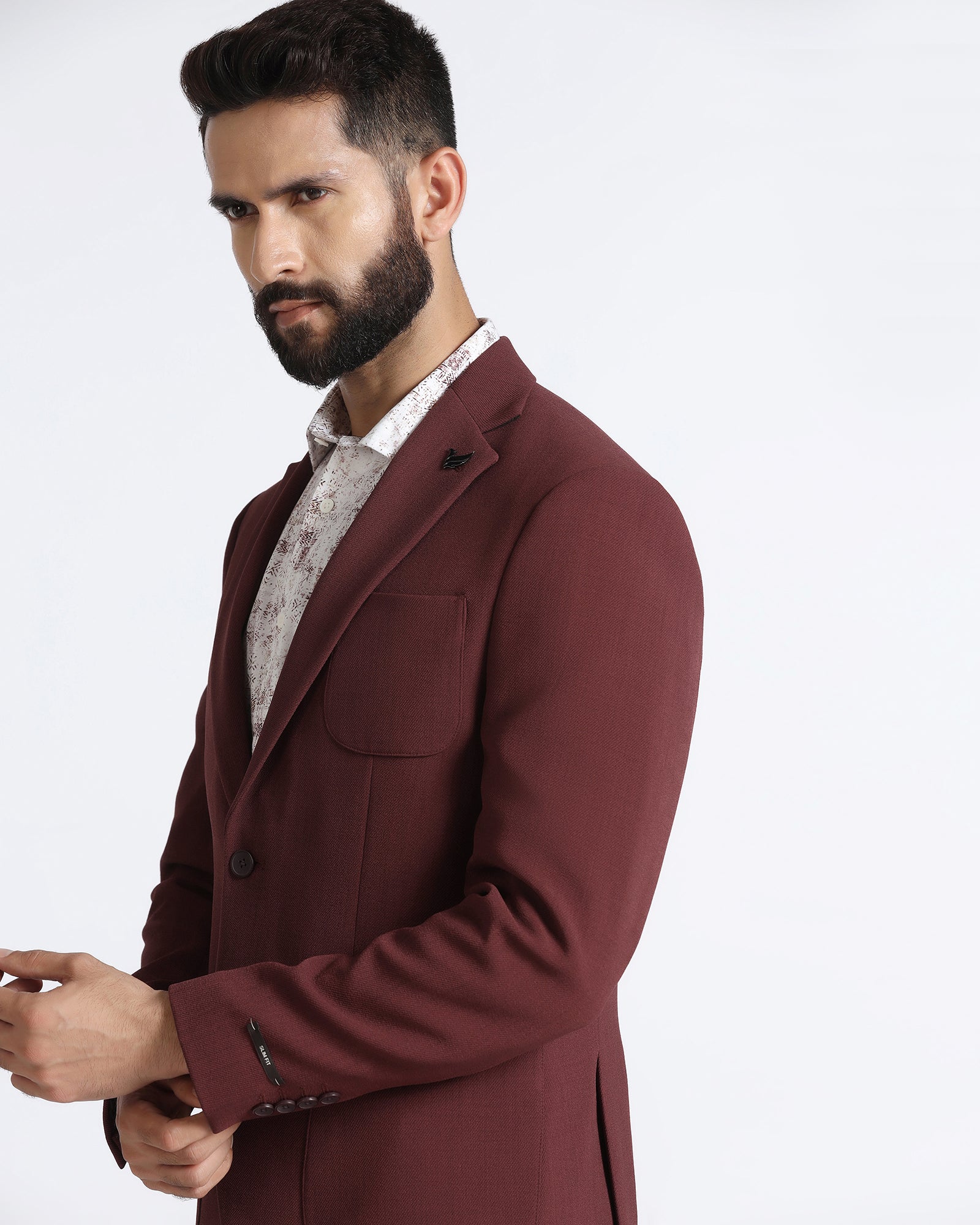 Rust Solid Blazer - Modelo