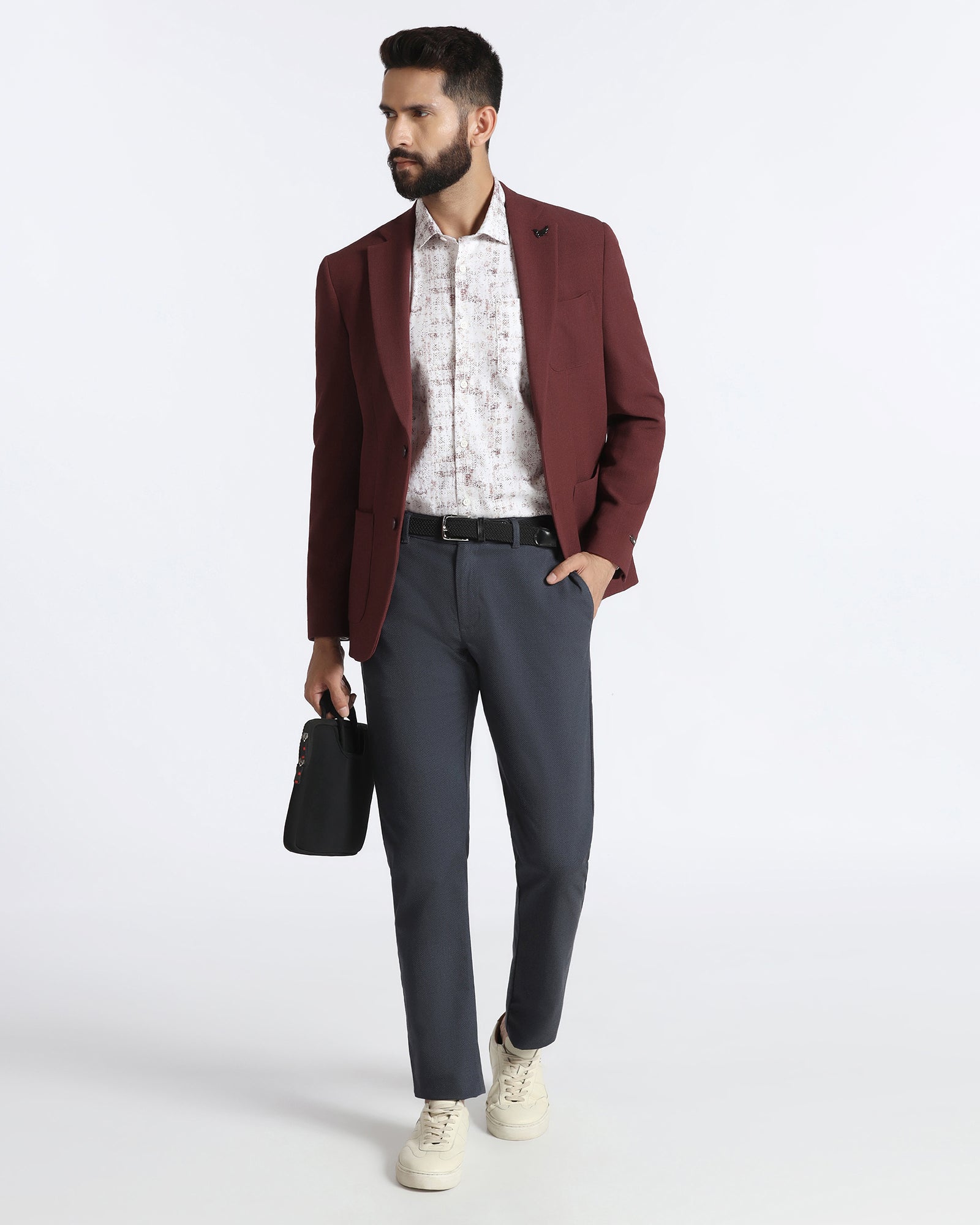 Rust Solid Blazer - Modelo