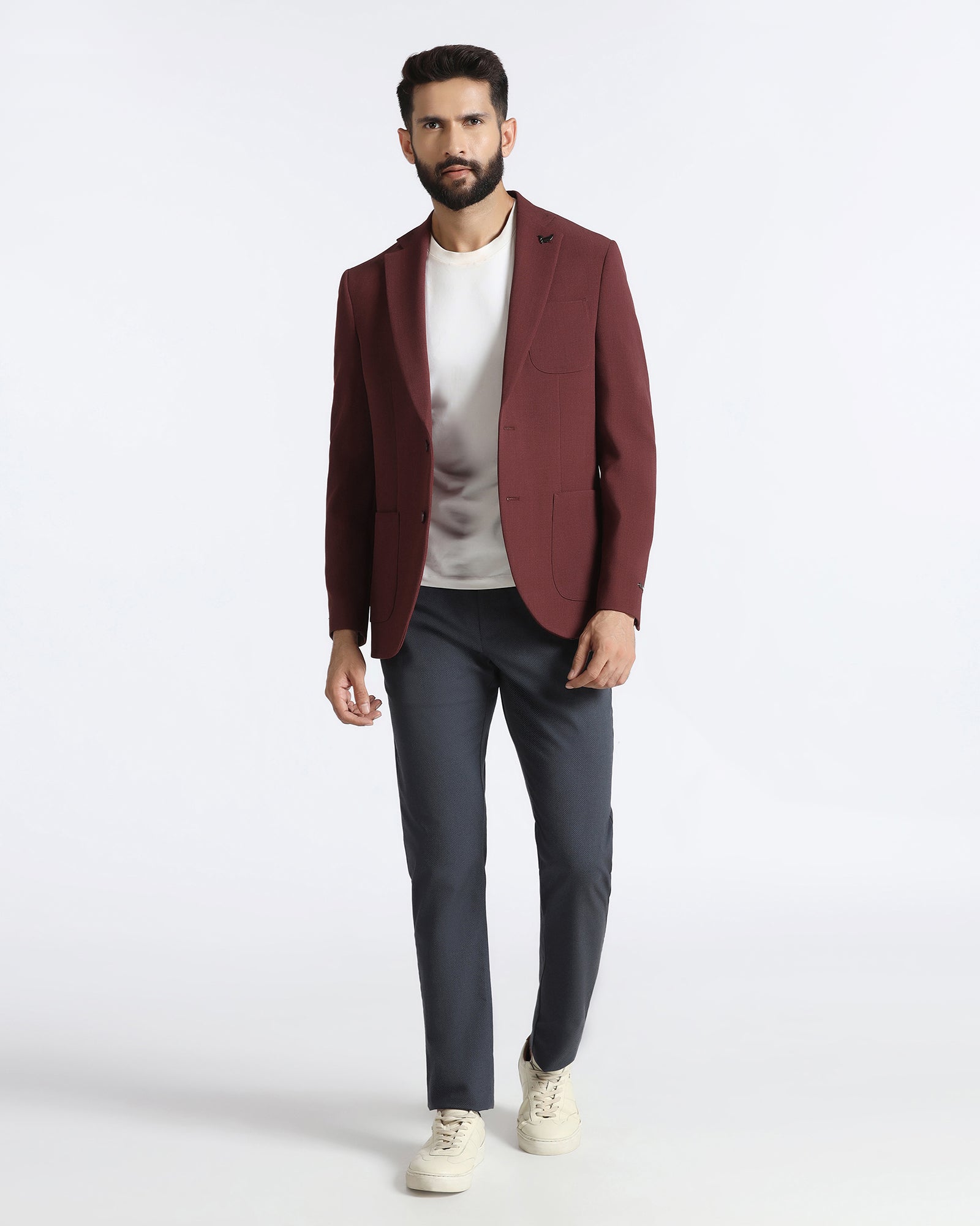 Rust Solid Blazer - Modelo