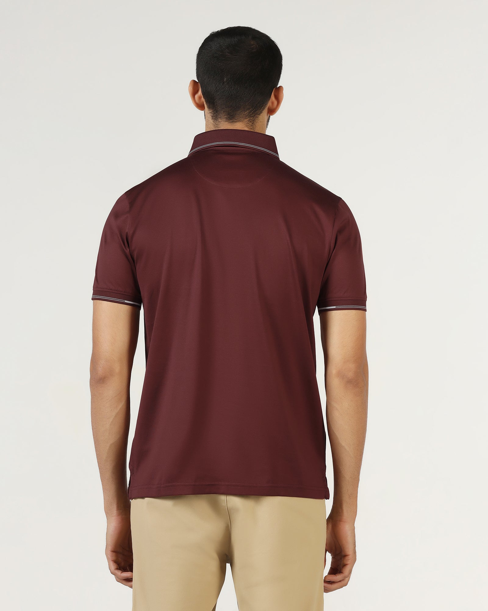 Rust Solid Polo - Mond