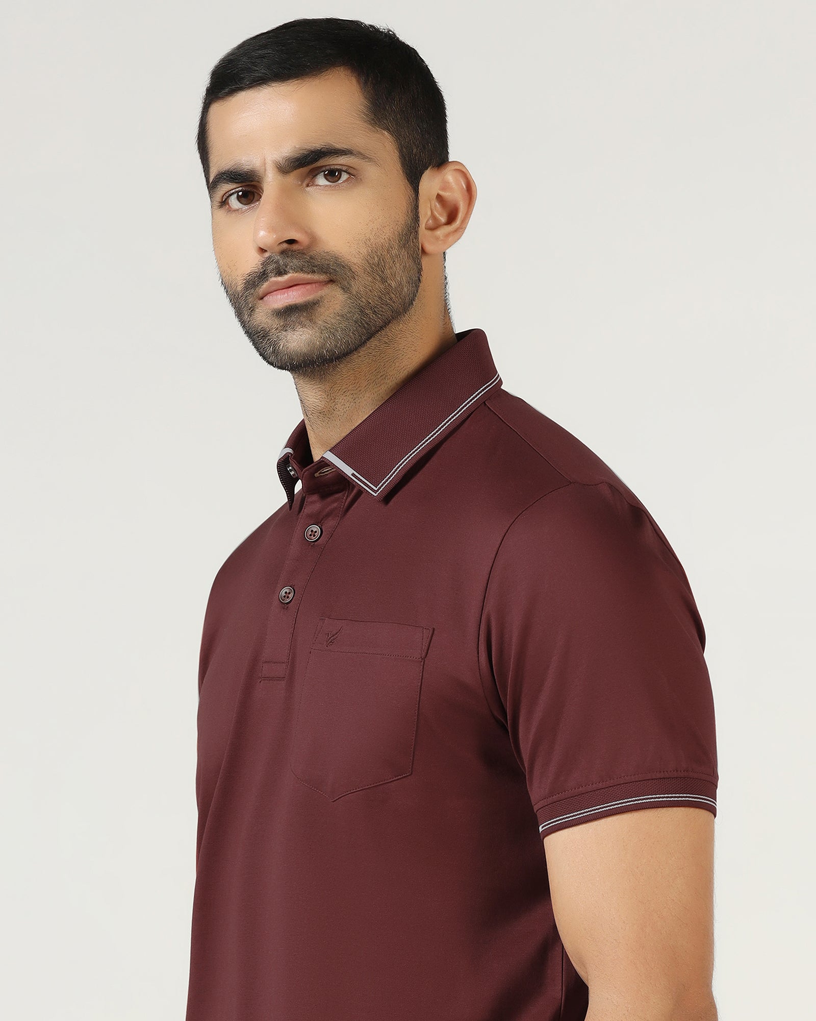 Rust Solid Polo - Mond