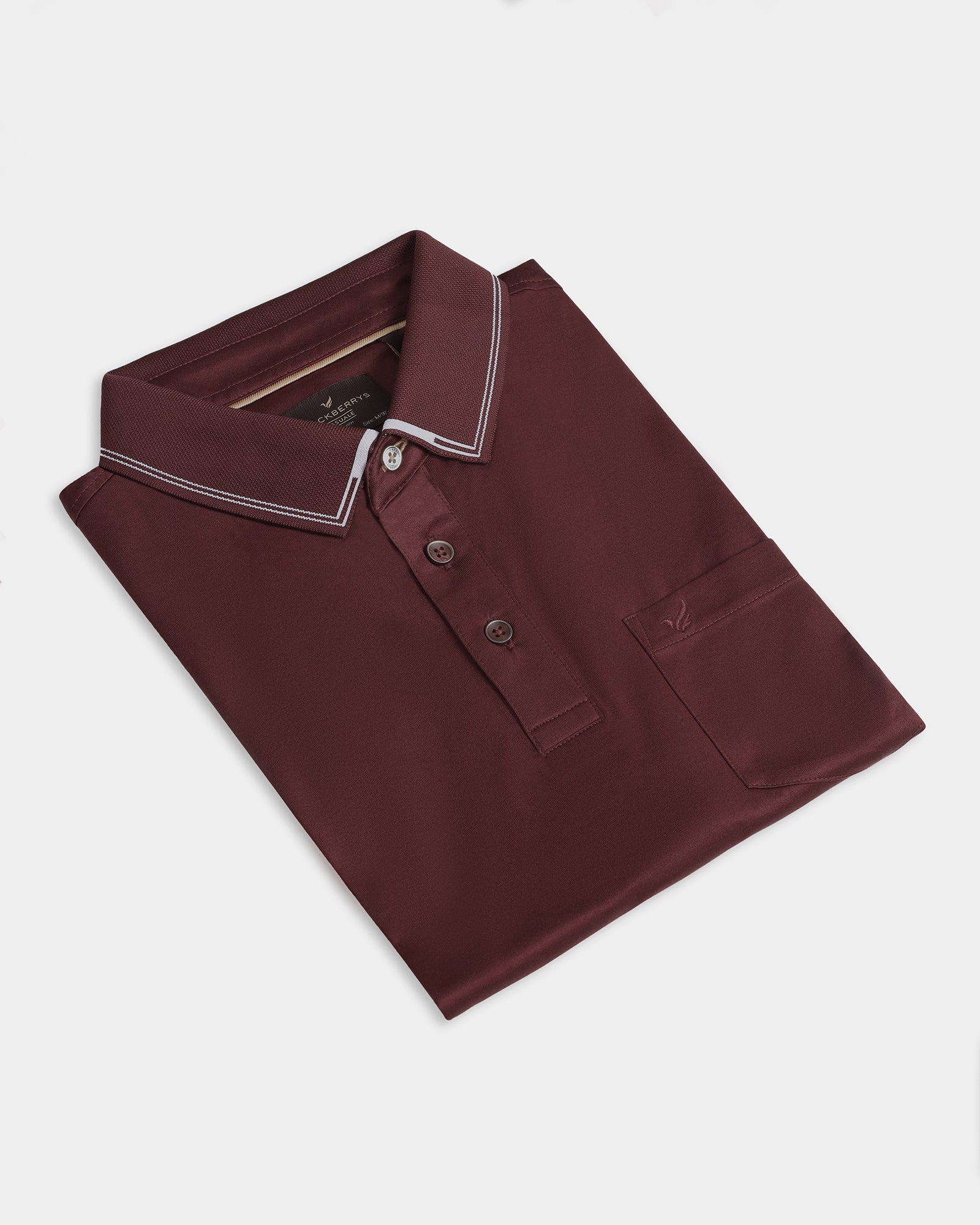 Rust Solid Polo - Mond