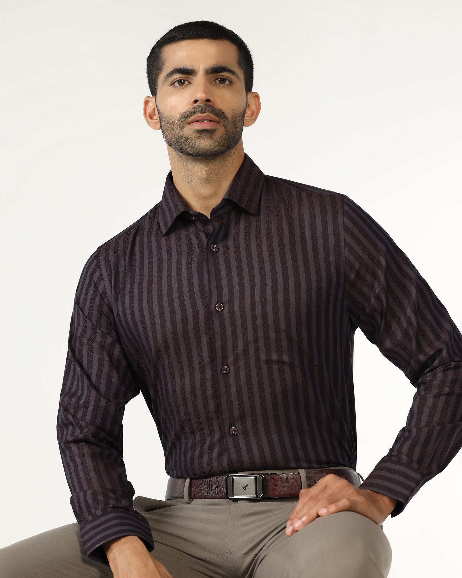 Rust Stripe Shirt - Refute